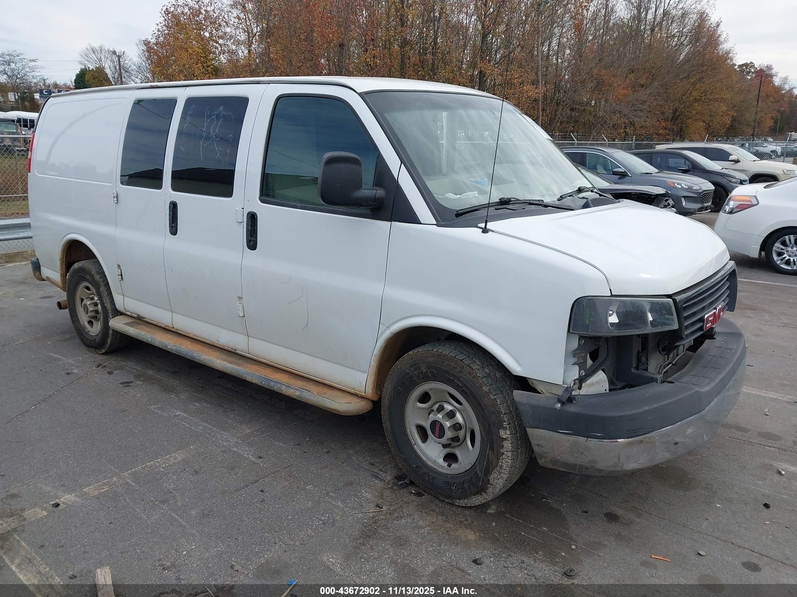 2015 Gmc Savana 2500 Work Van Белый vin: 1GTW7FCF5F1907984