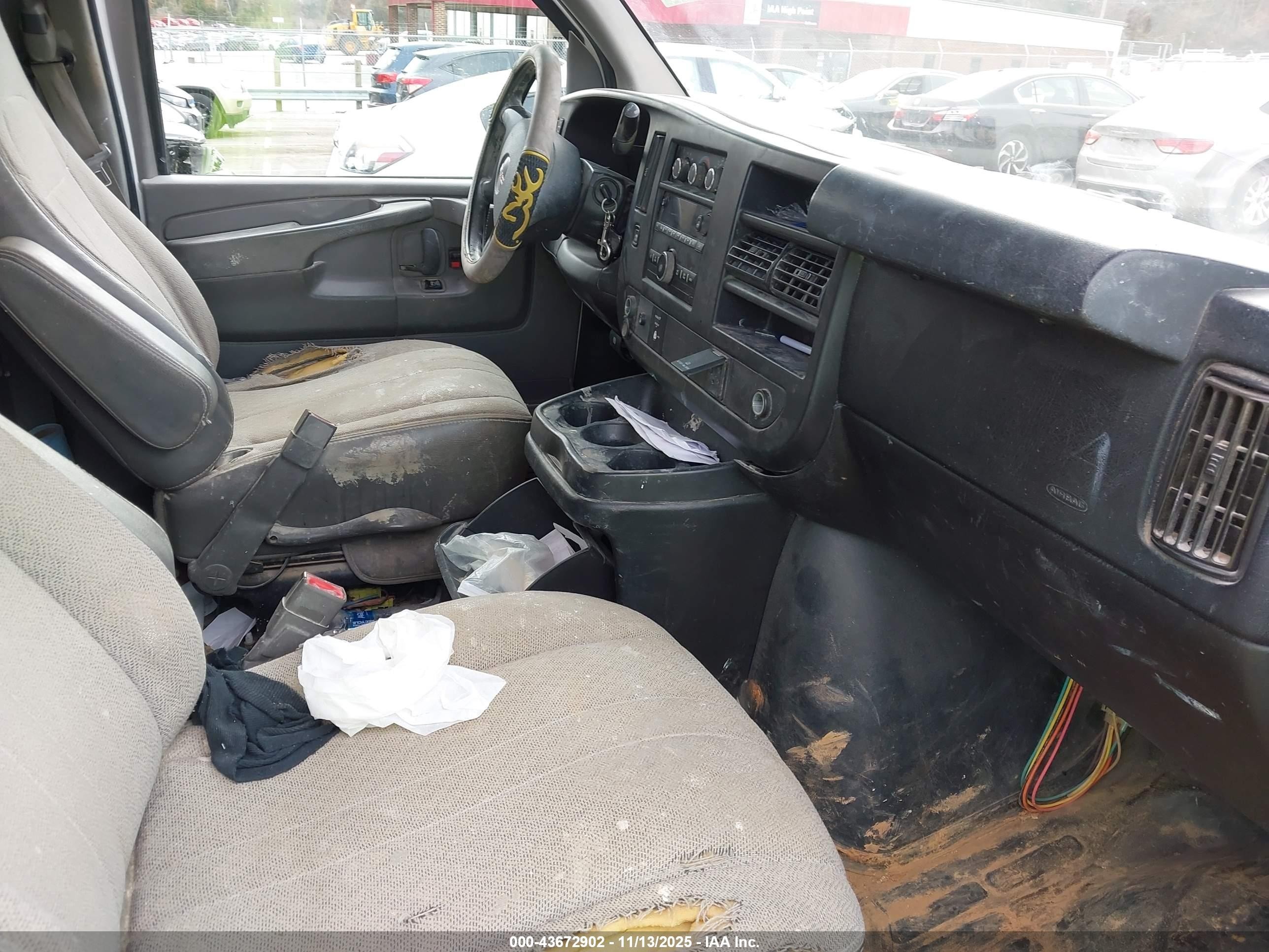 2015 Gmc Savana 2500 Work Van Белый vin: 1GTW7FCF5F1907984