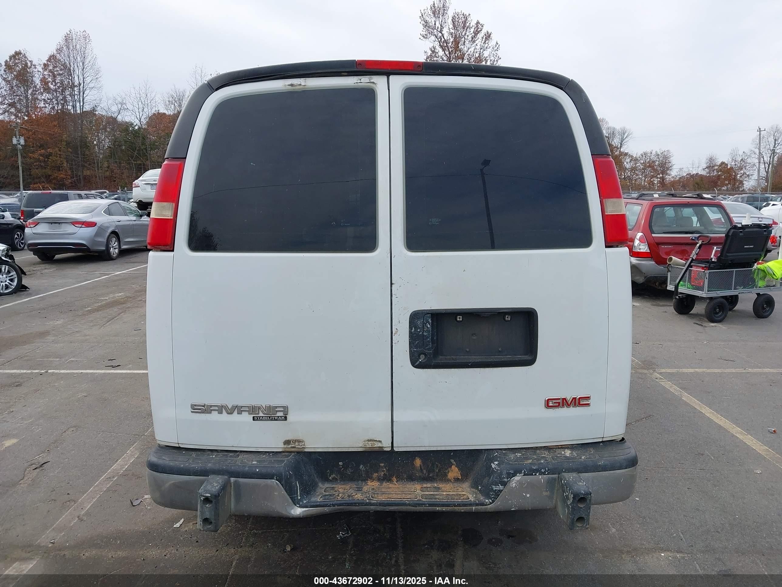 2015 Gmc Savana 2500 Work Van Белый vin: 1GTW7FCF5F1907984