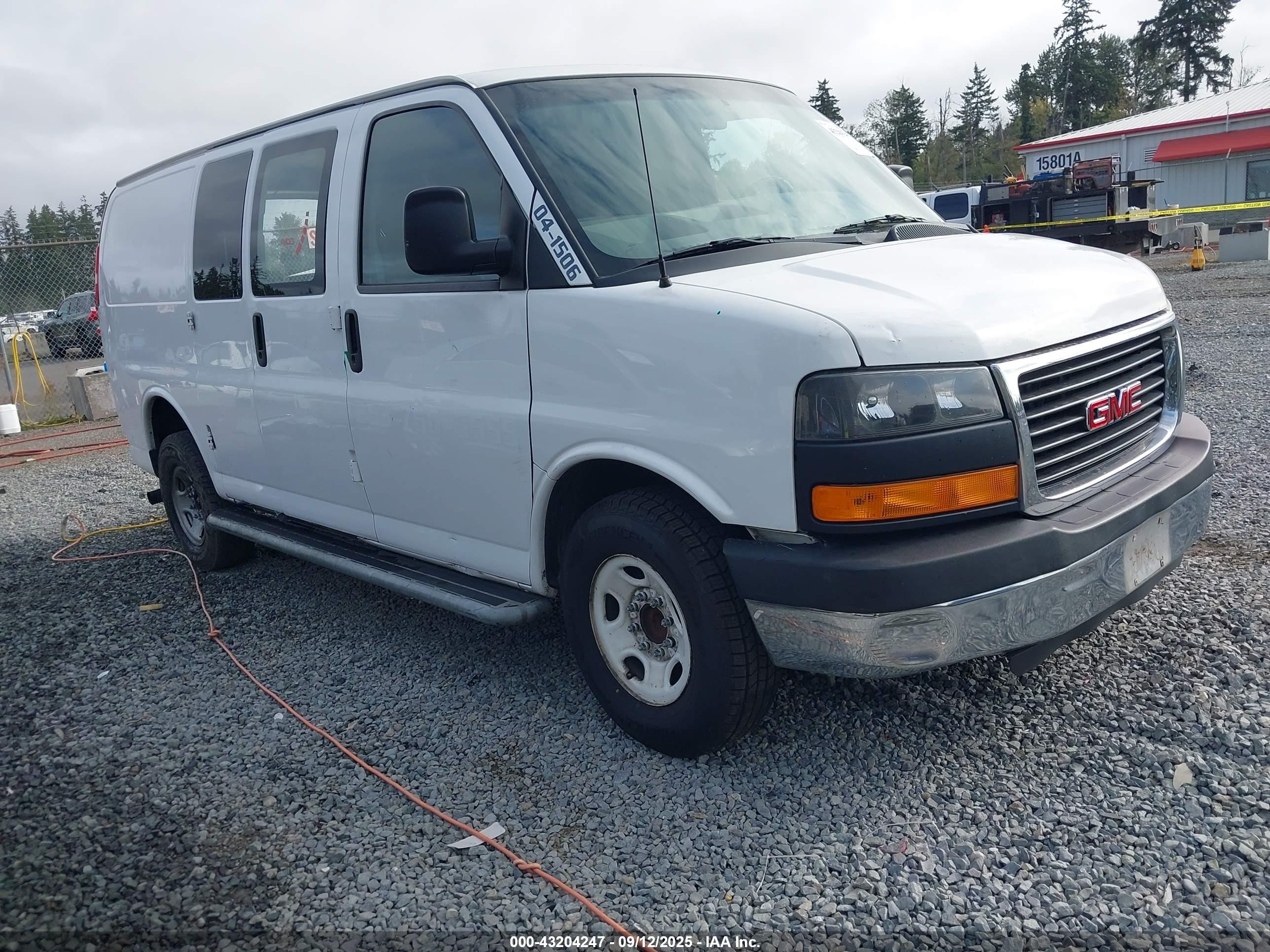 2015 Gmc Savana 2500 Work Van White vin: 1GTW7FCF8F1278219