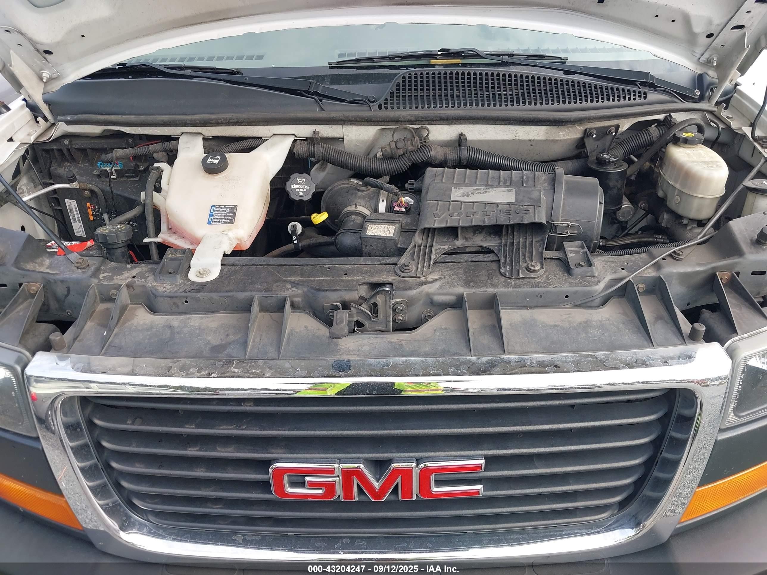 2015 Gmc Savana 2500 Work Van White vin: 1GTW7FCF8F1278219