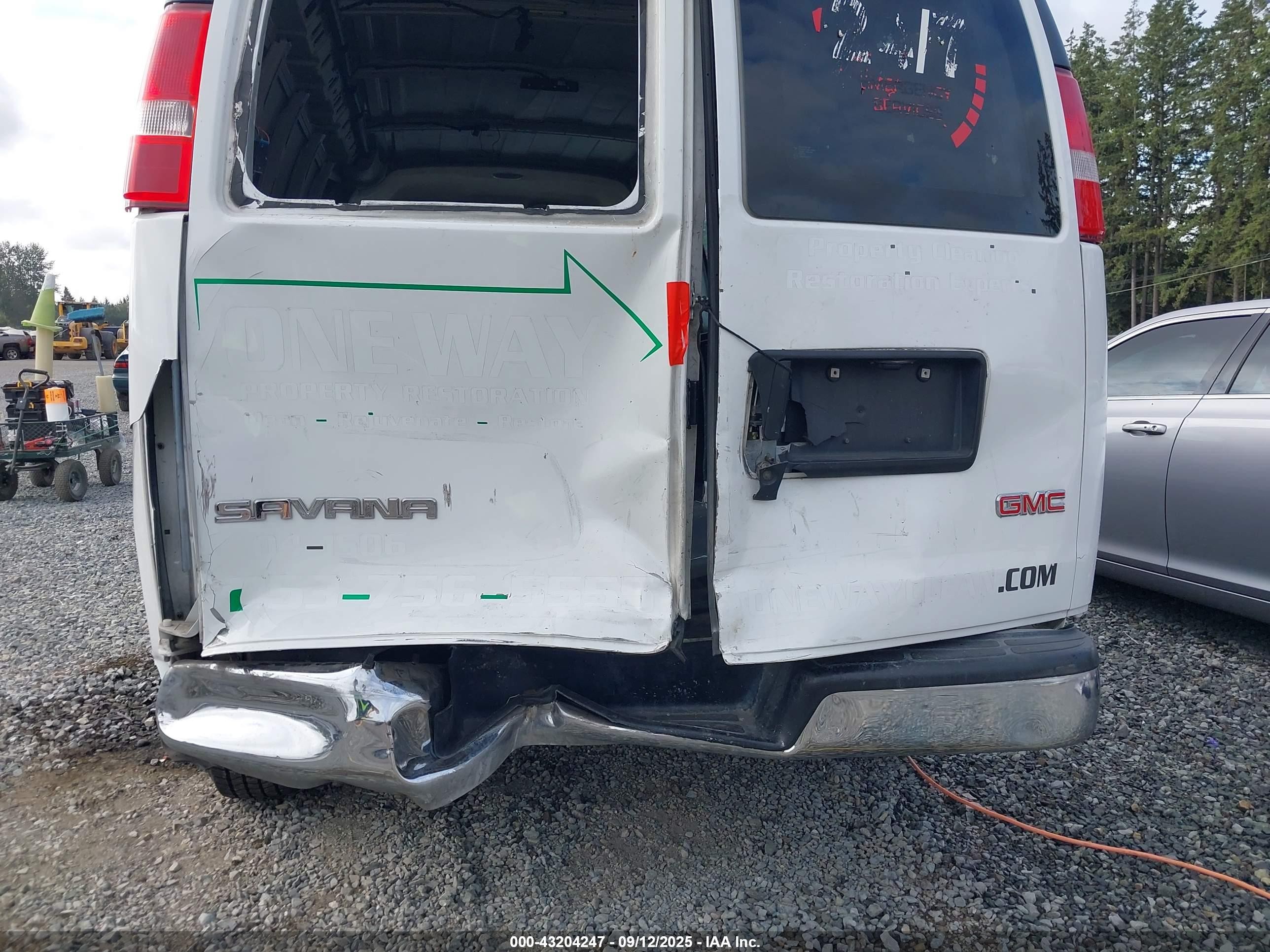2015 Gmc Savana 2500 Work Van White vin: 1GTW7FCF8F1278219