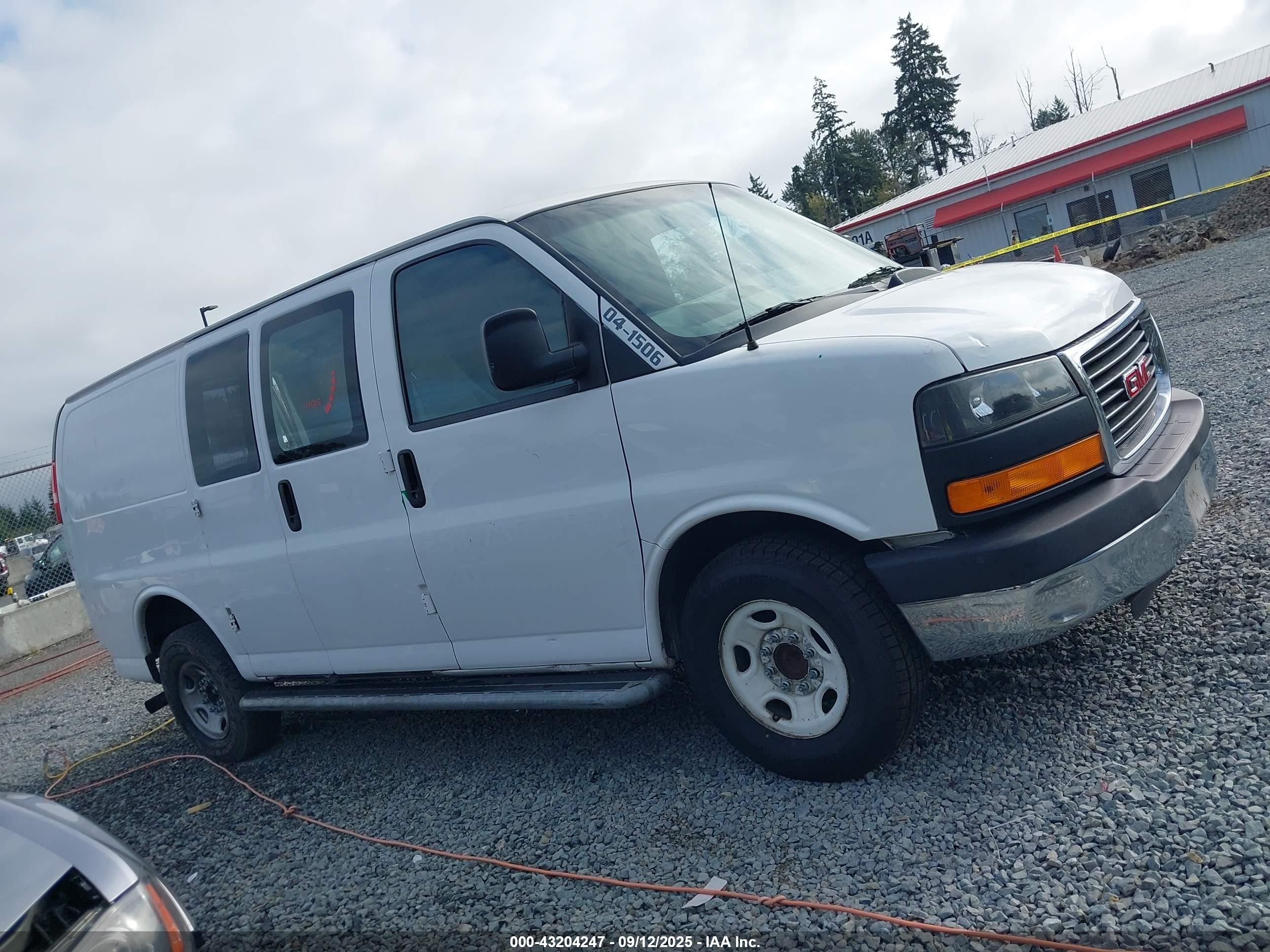 2015 Gmc Savana 2500 Work Van White vin: 1GTW7FCF8F1278219