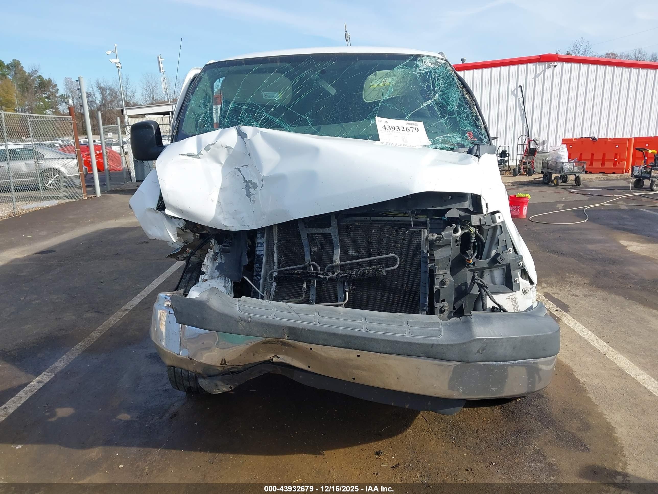 2015 Gmc Savana 2500 Work Van White vin: 1GTW7FCF8F1901757