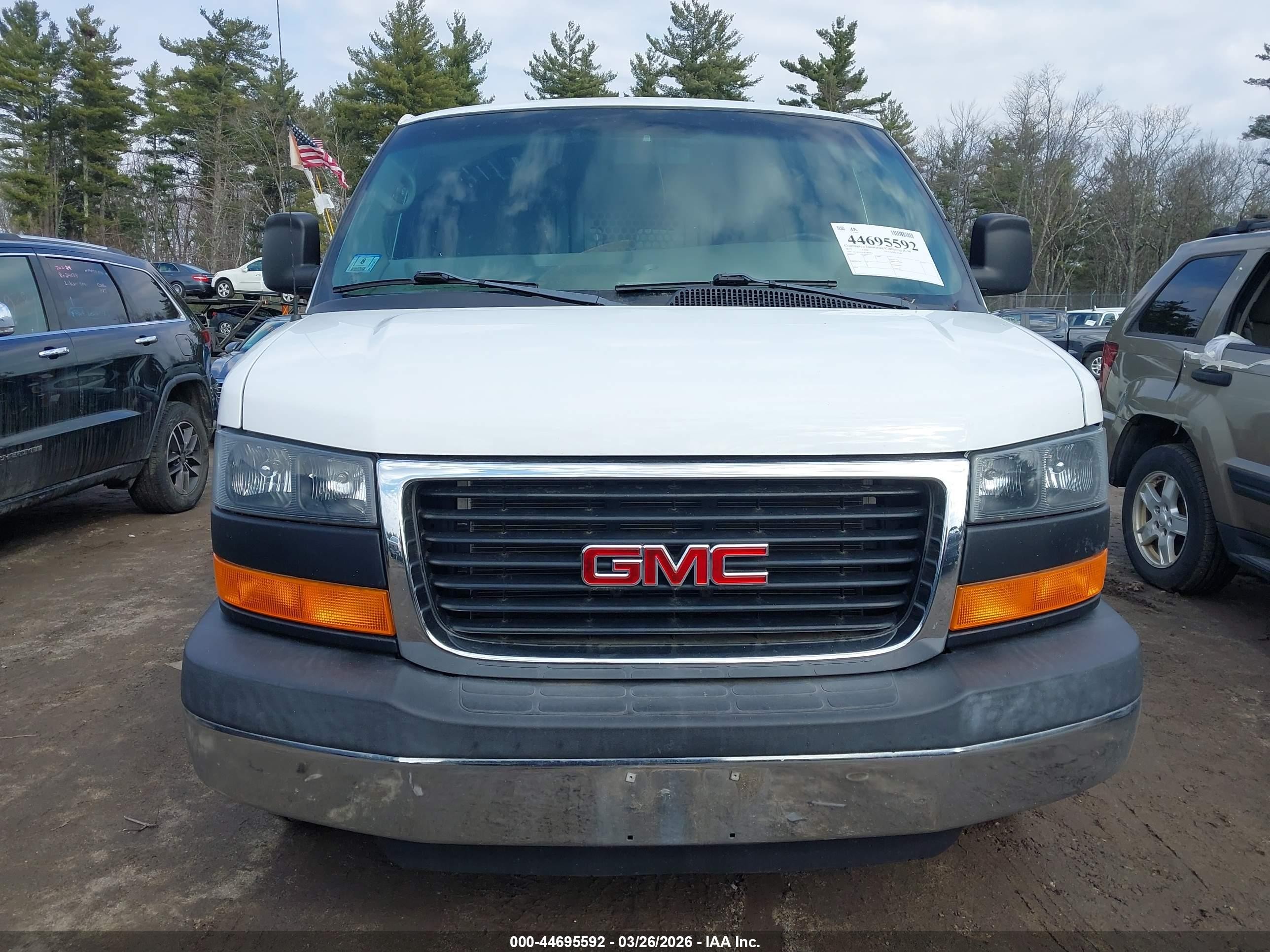 2015 Gmc Savana 2500 Work Van White vin: 1GTW7FCF8F1902956