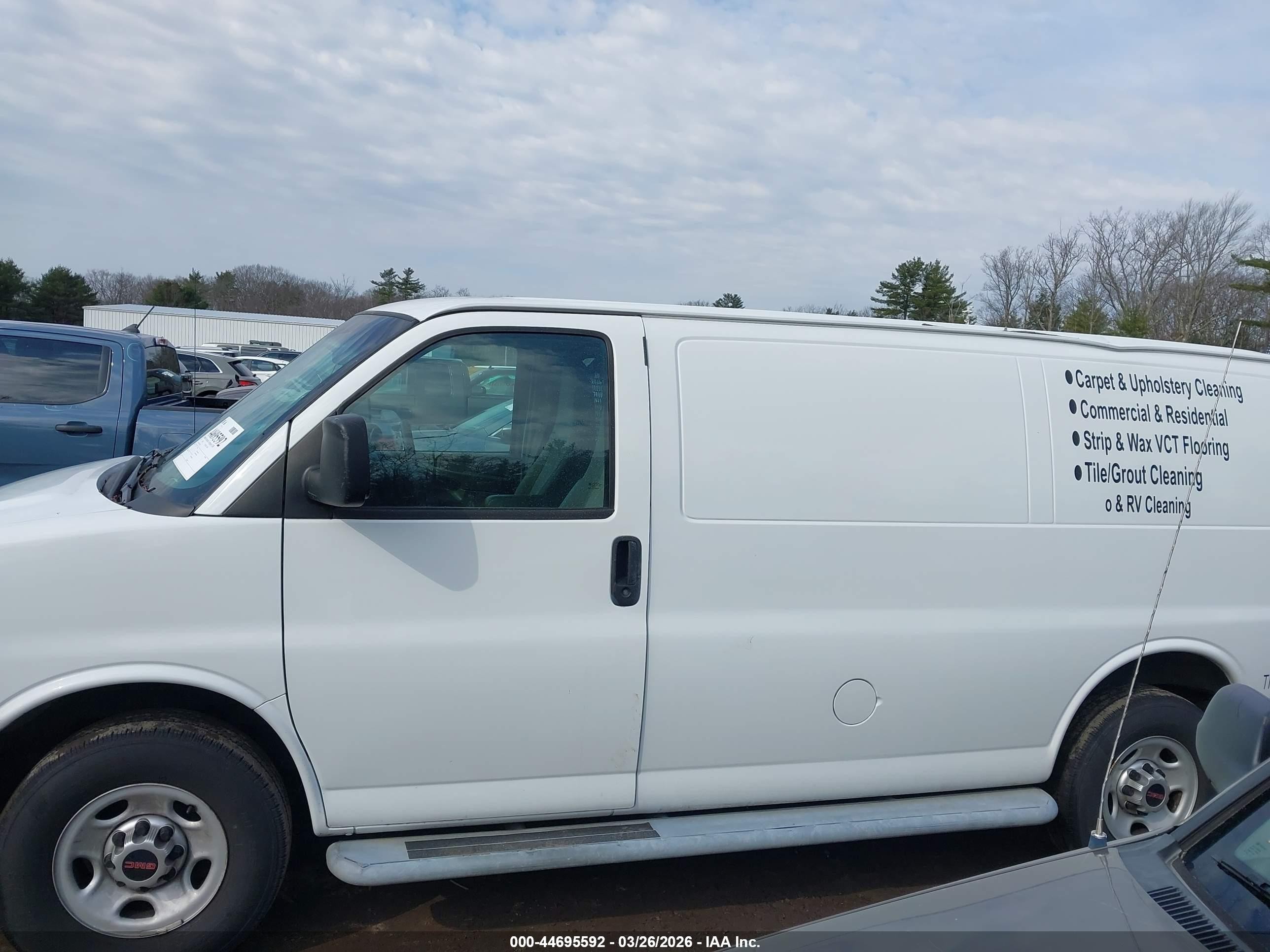 2015 Gmc Savana 2500 Work Van White vin: 1GTW7FCF8F1902956