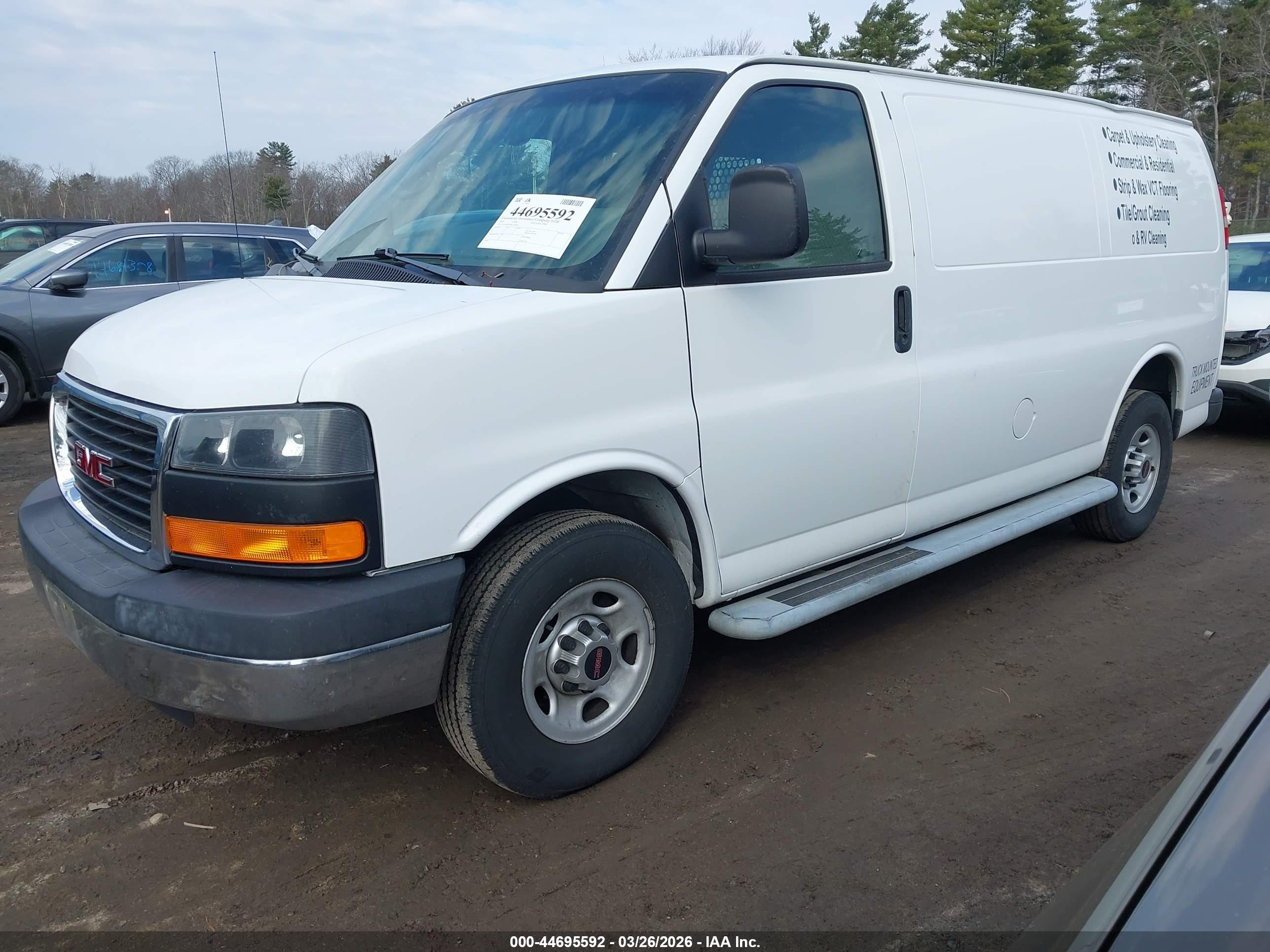 2015 Gmc Savana 2500 Work Van White vin: 1GTW7FCF8F1902956