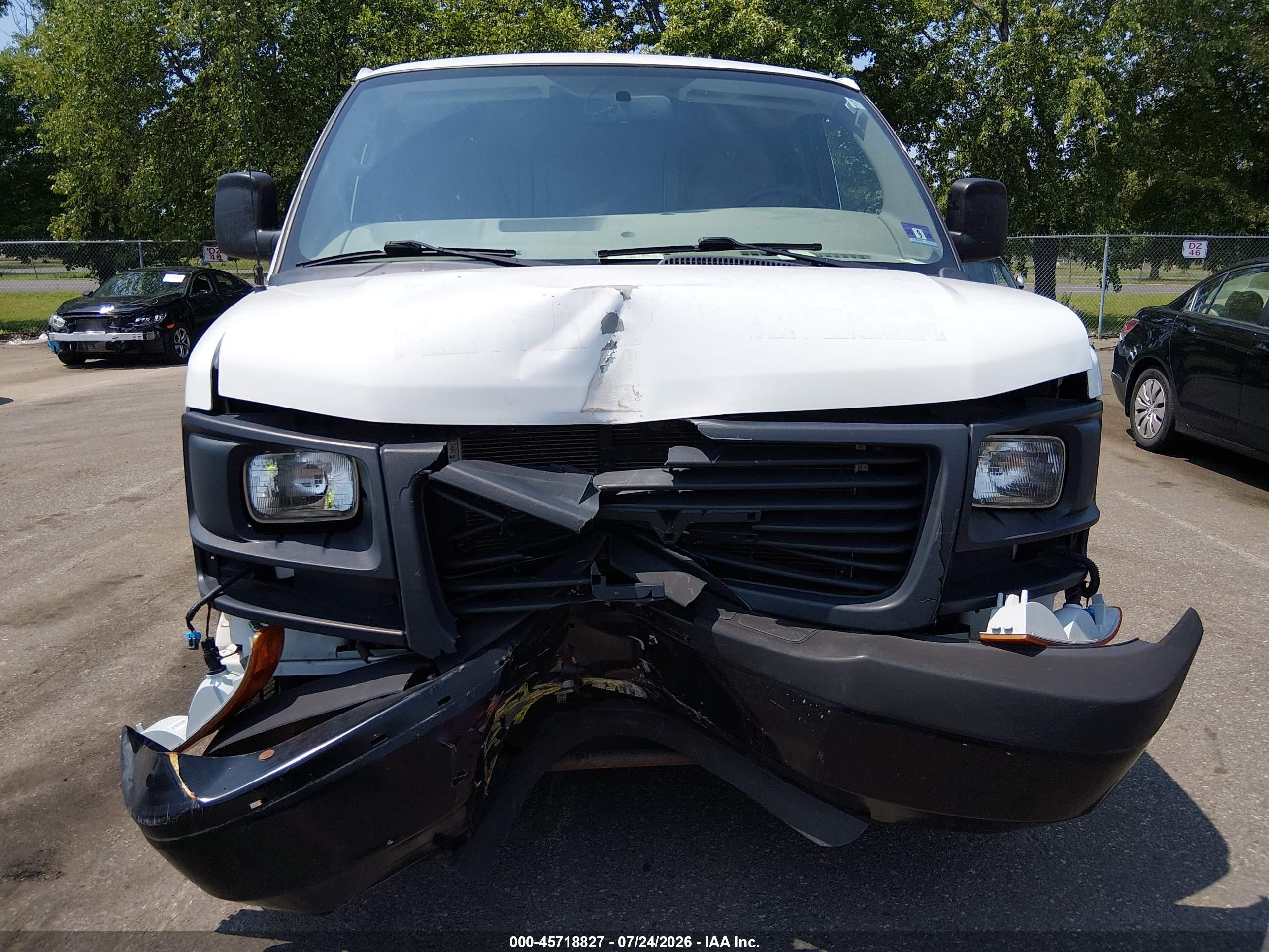 2014 Gmc Savana 2500 Work Van White vin: 1GTW7GBA6E1210365