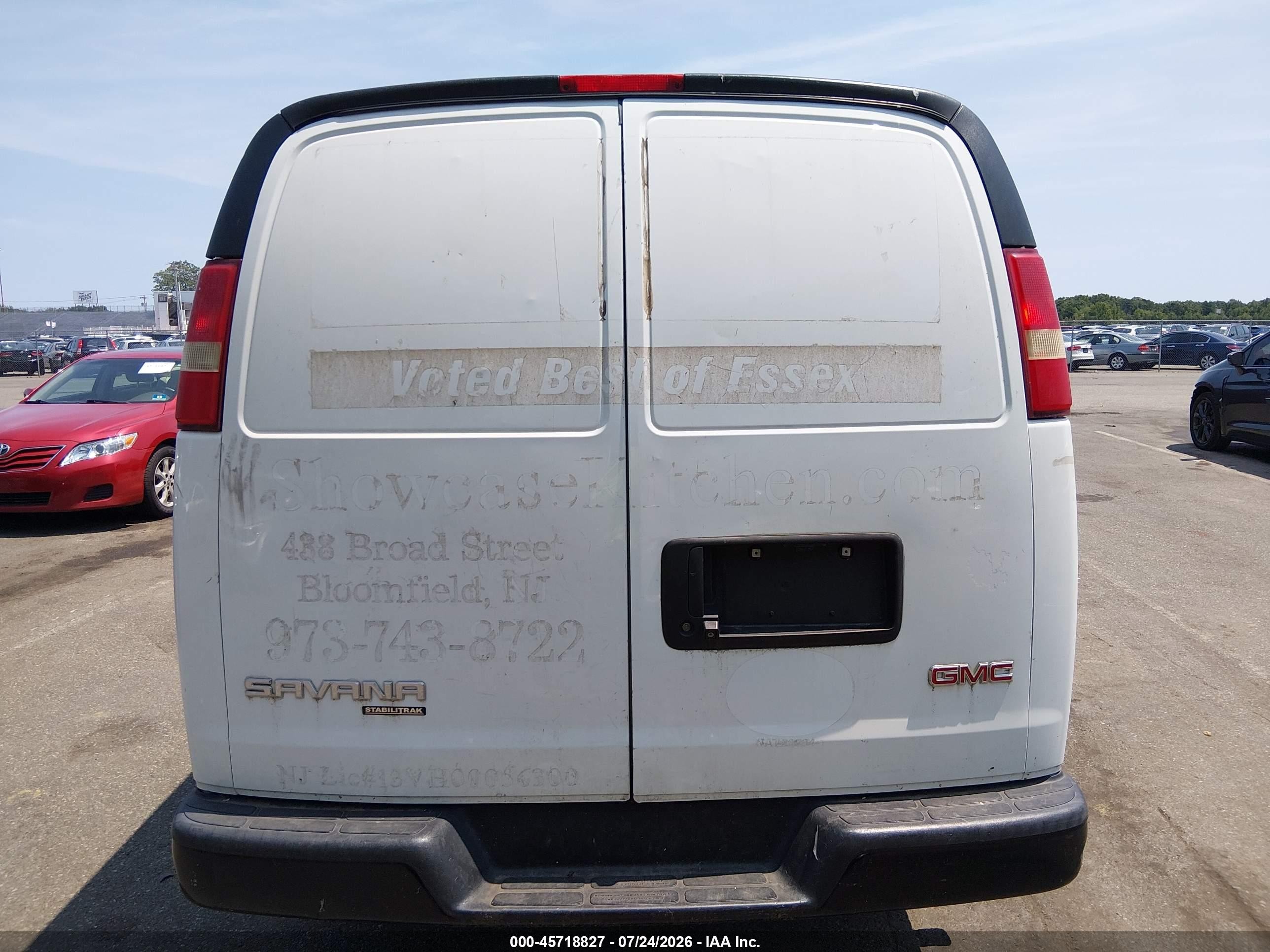 2014 Gmc Savana 2500 Work Van White vin: 1GTW7GBA6E1210365