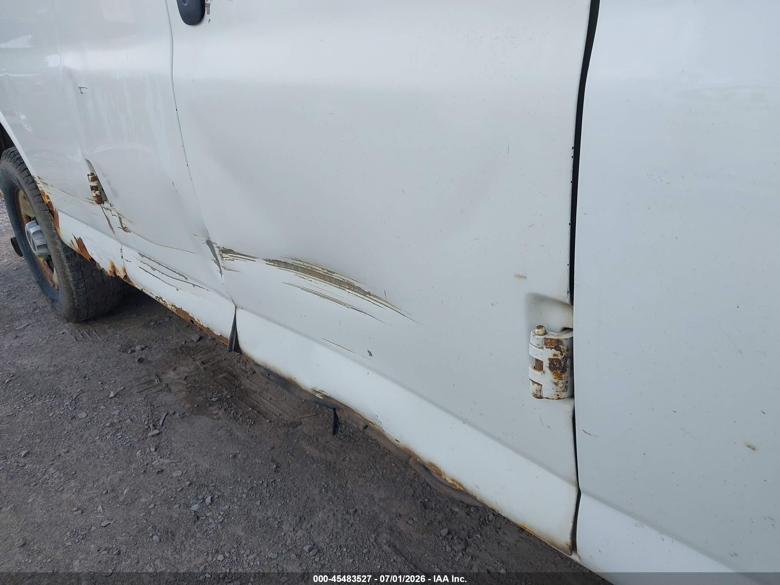 2013 Gmc Savana 2500 Work Van White vin: 1GTW7GCA2D1172579