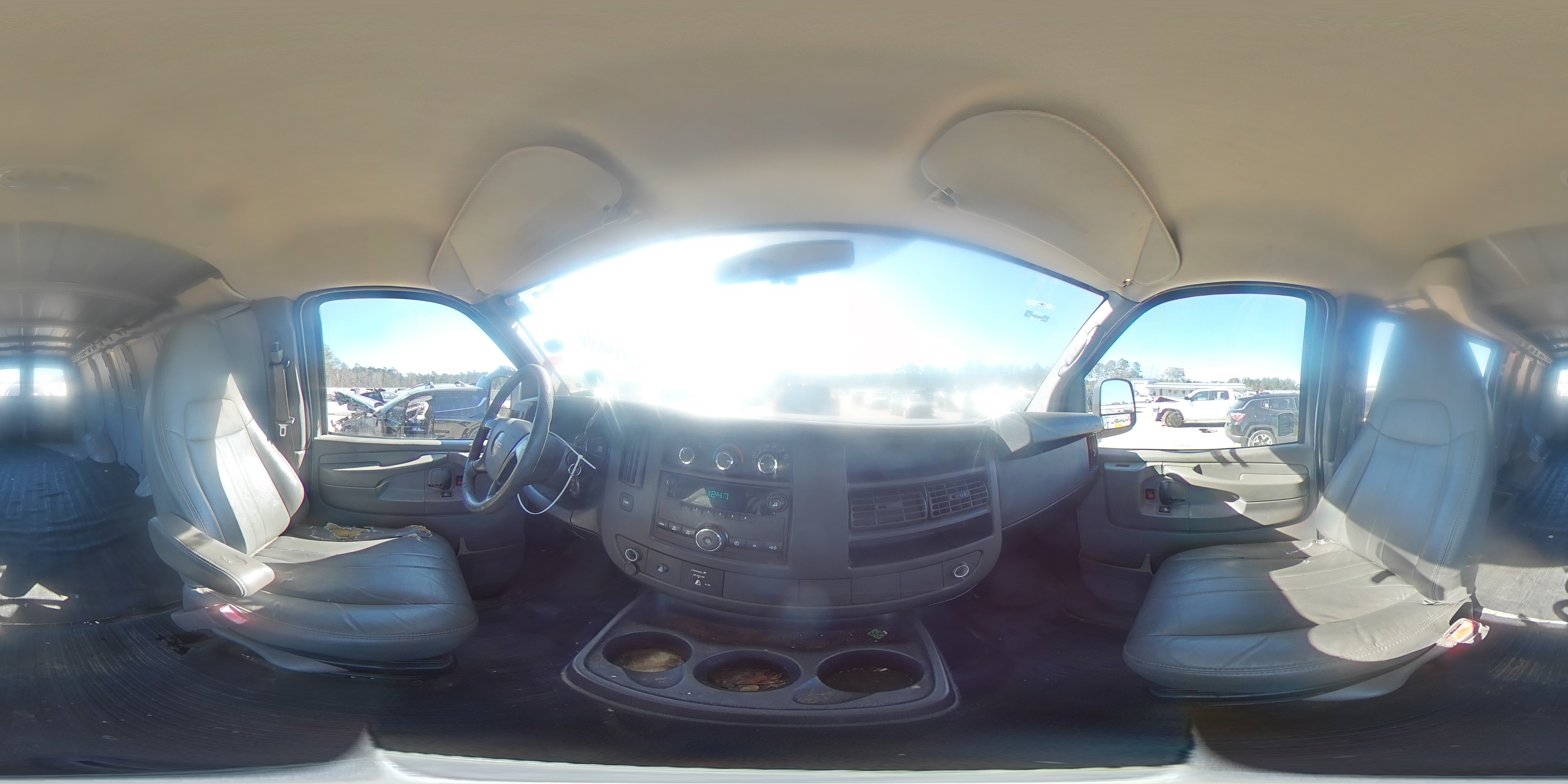 2012 Gmc Savana G2500 Gray vin: 1GTW7GCA8C1166512