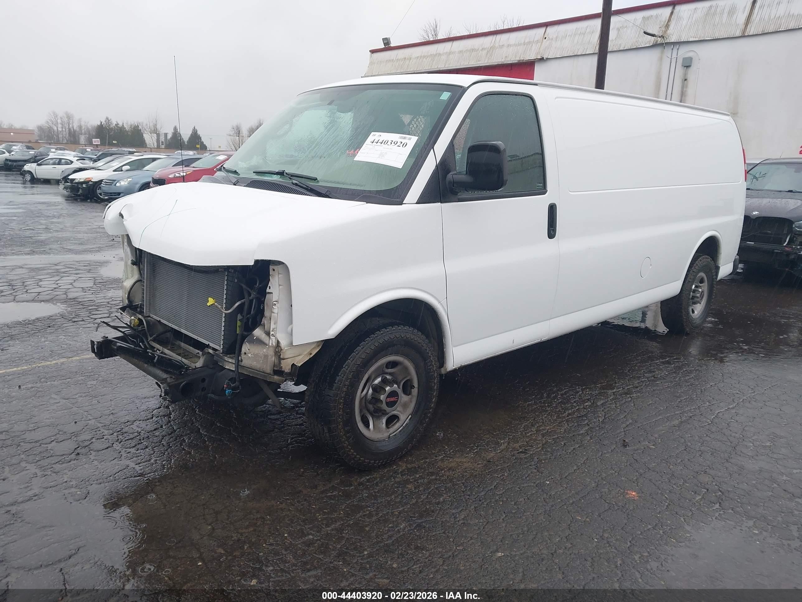 2015 Gmc Savana 2500 Work Van White vin: 1GTW7GCF8F1275133