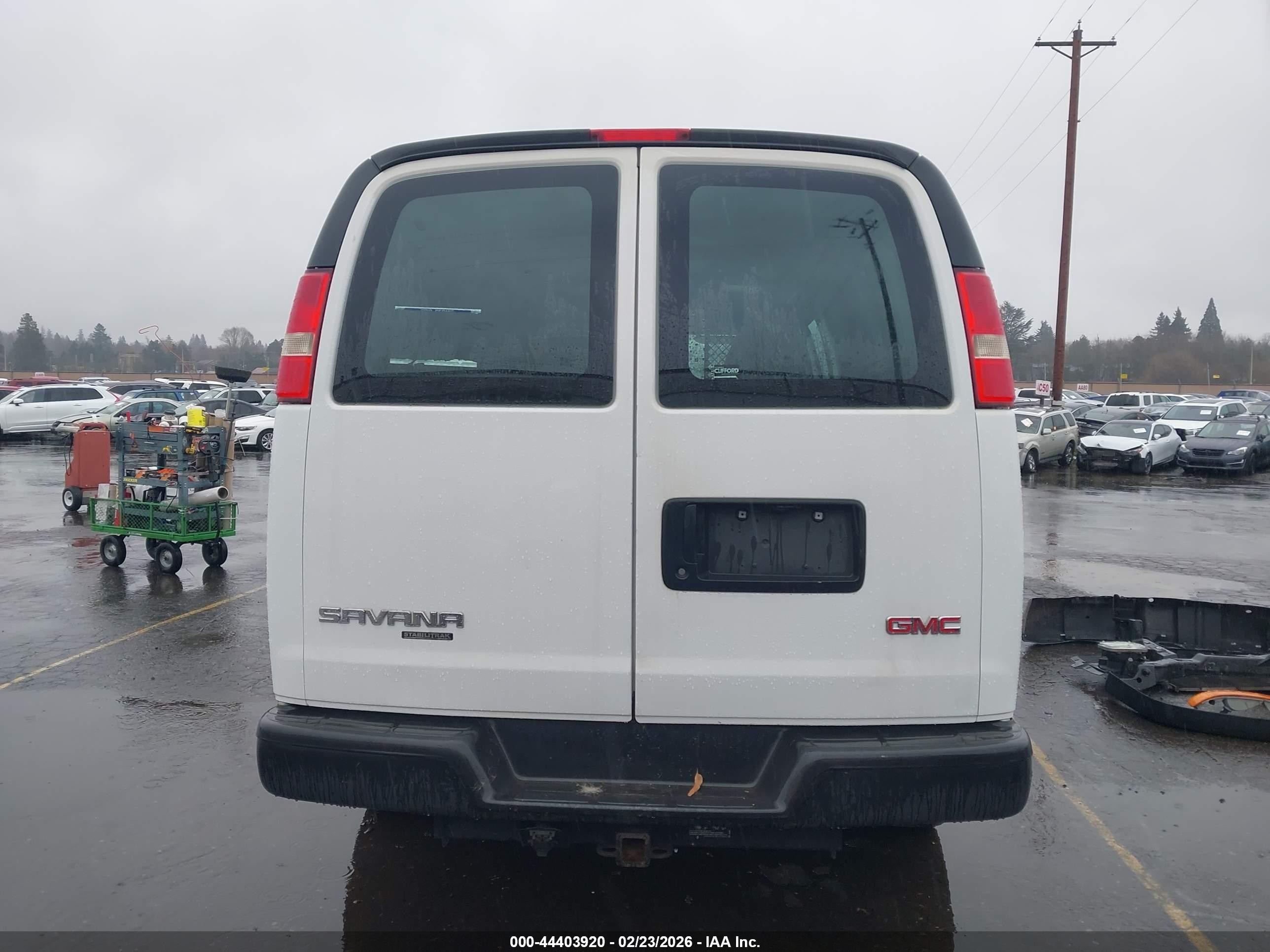 2015 Gmc Savana 2500 Work Van White vin: 1GTW7GCF8F1275133
