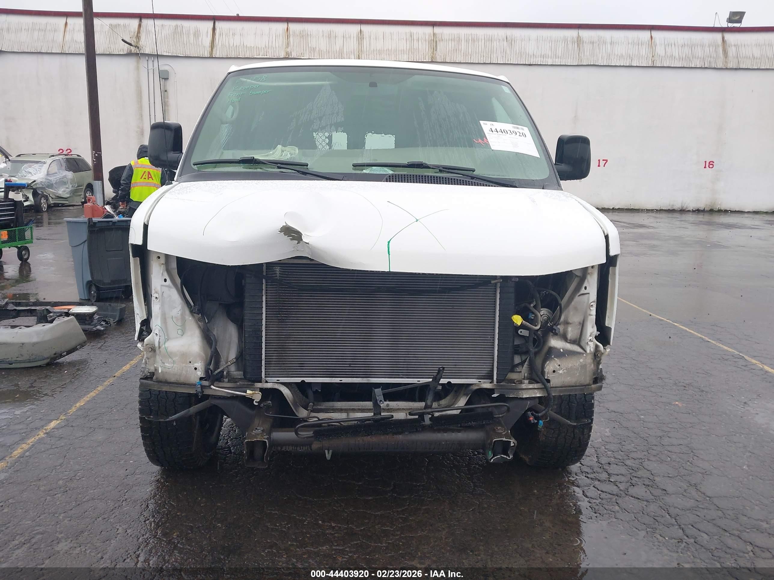 2015 Gmc Savana 2500 Work Van White vin: 1GTW7GCF8F1275133