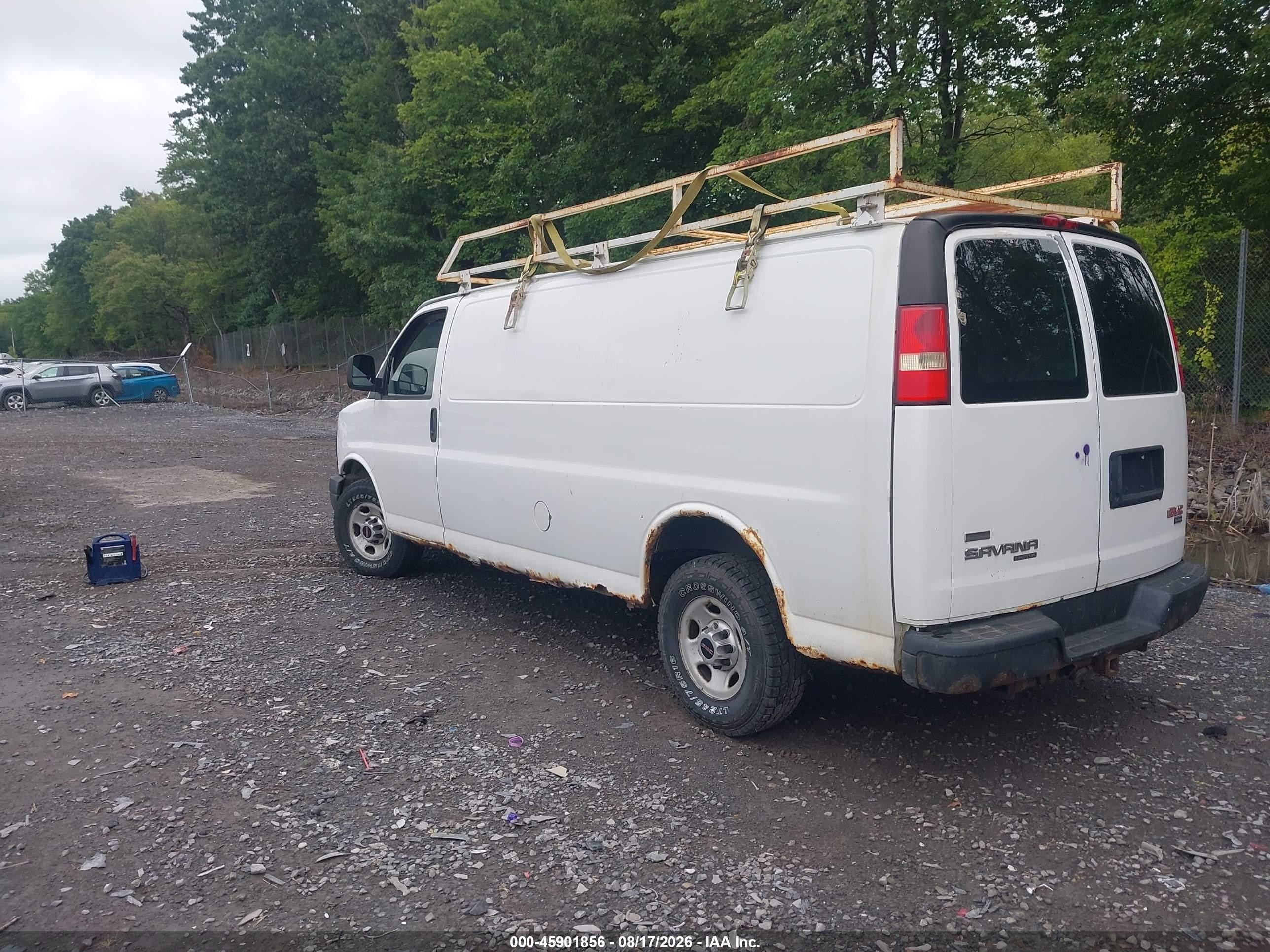 2011 Gmc Savana 2500 Work Van White vin: 1GTW7GCG5B1147323