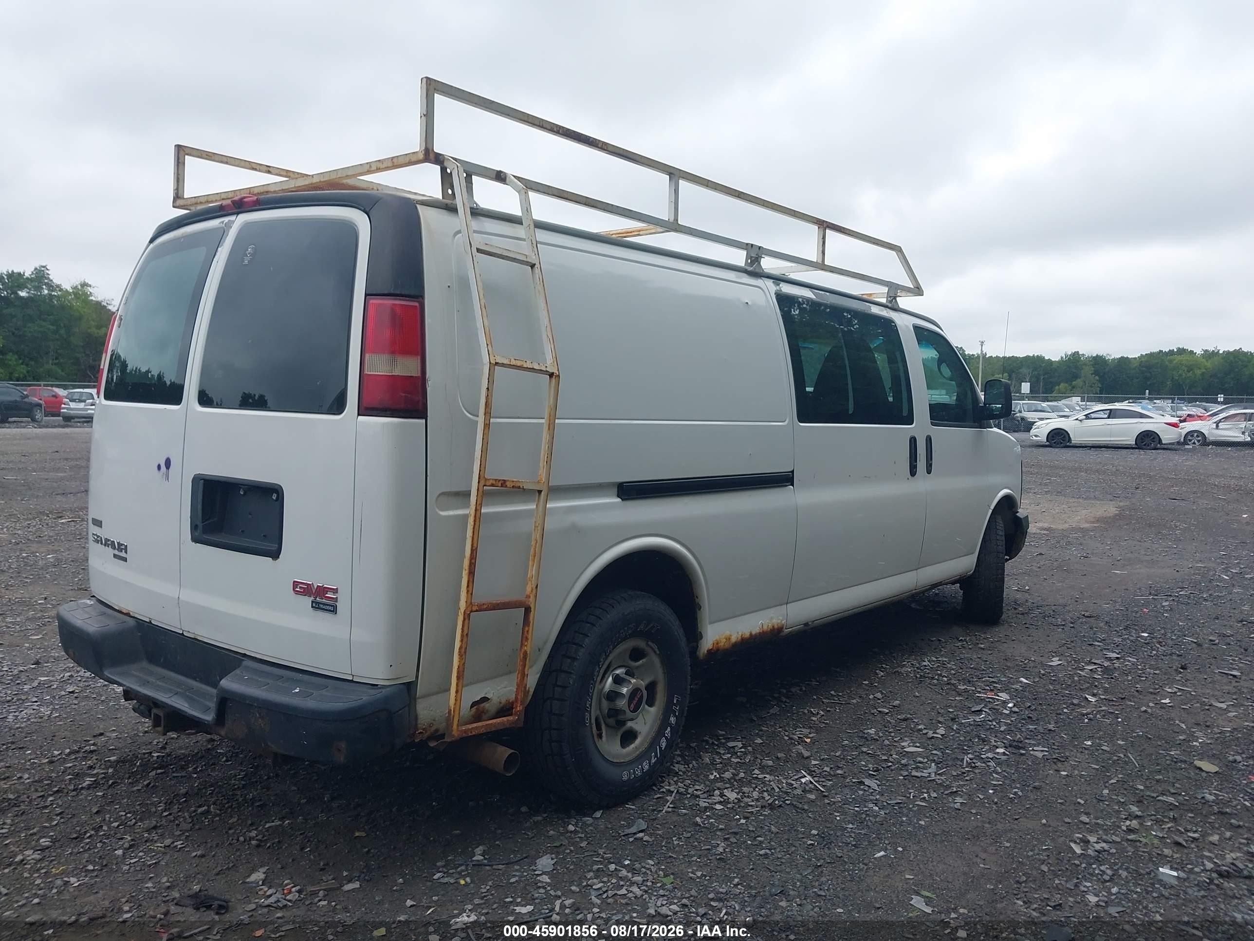 2011 Gmc Savana 2500 Work Van White vin: 1GTW7GCG5B1147323