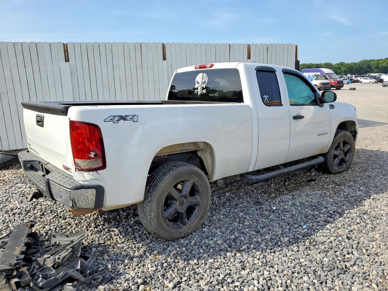 2010 Gmc Sierra K1500 Sle Белый vin: 1GTYKVE21AZ197214