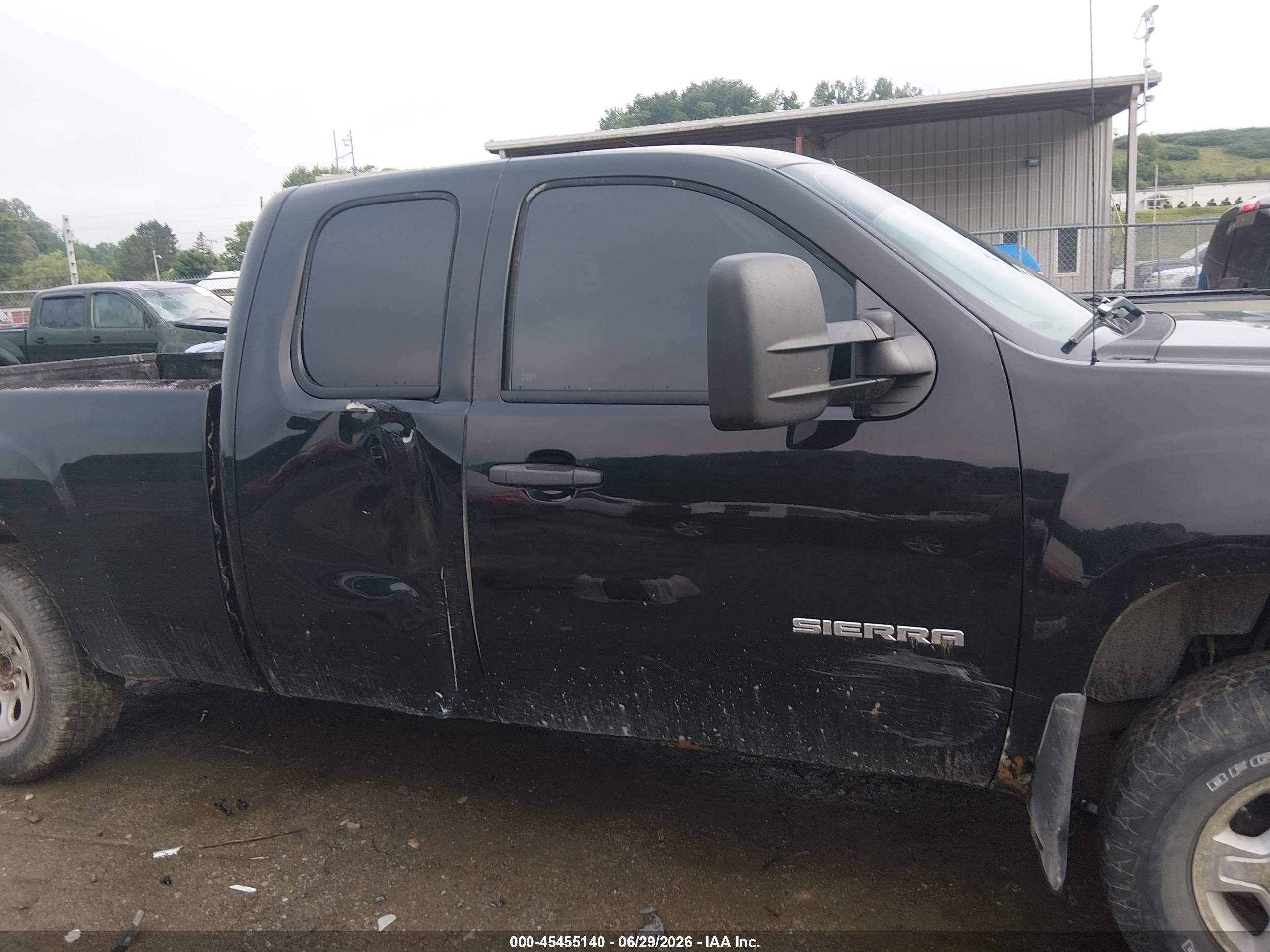 2010 Gmc Sierra 1500 Sle Black vin: 1GTYKVE21AZ227652