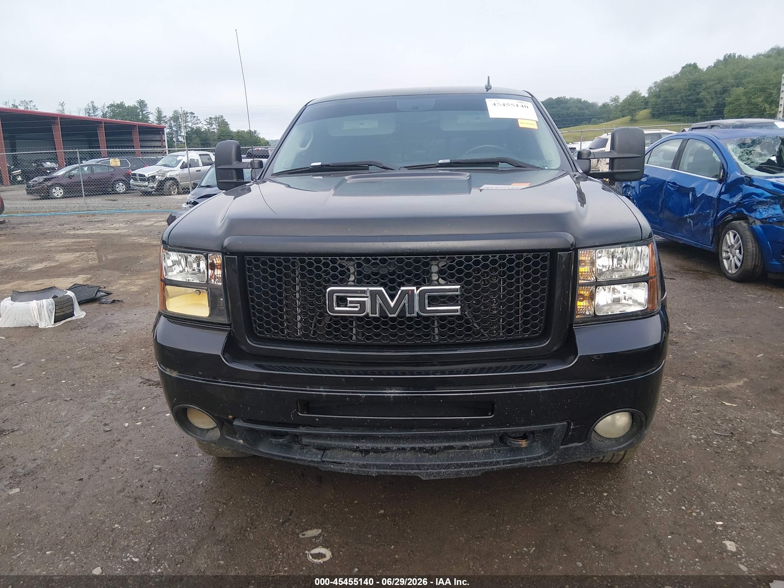 2010 Gmc Sierra 1500 Sle Black vin: 1GTYKVE21AZ227652
