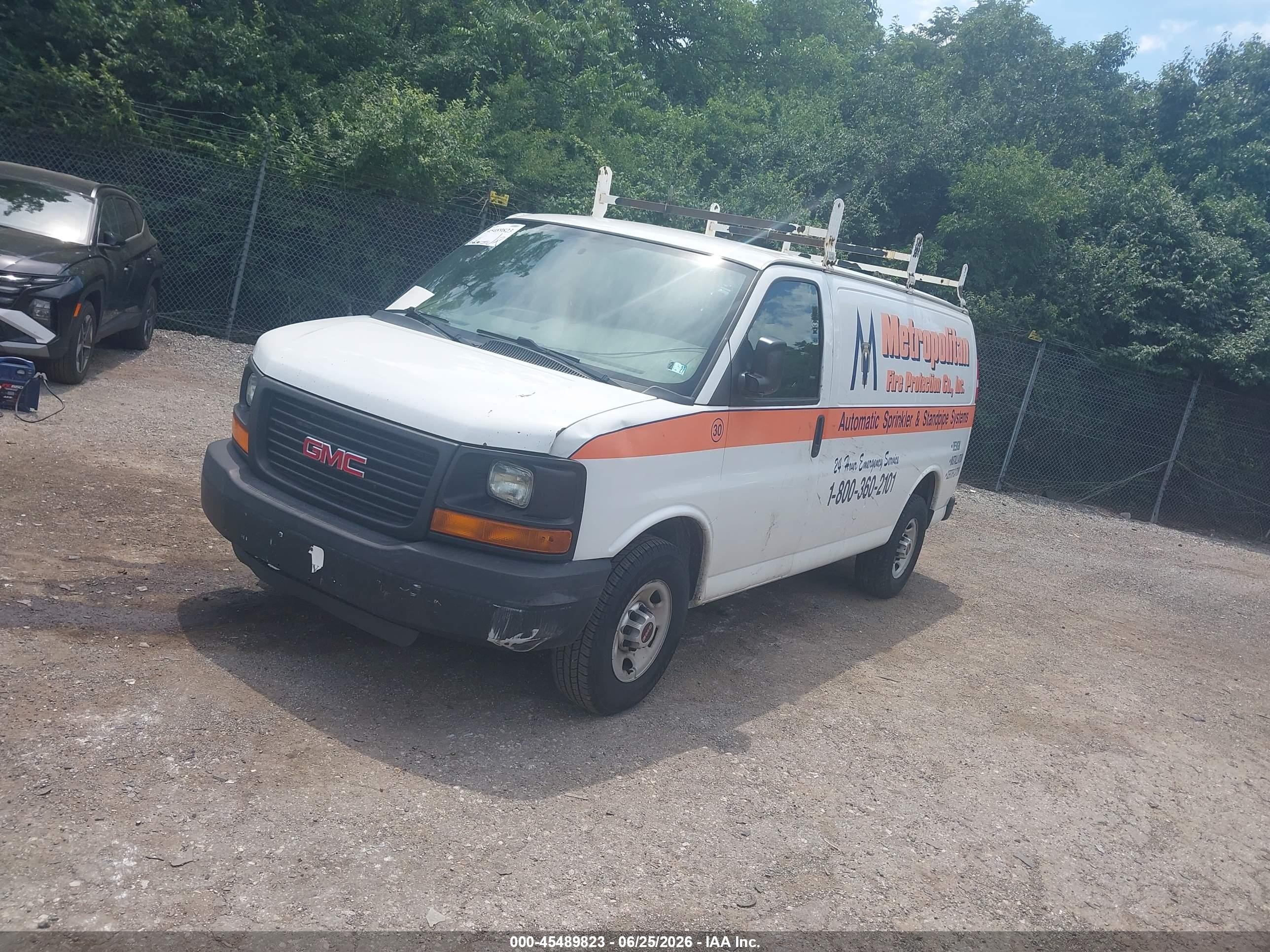 2015 Gmc Savana 3500 Work Van White vin: 1GTZ7TCG1F1224684