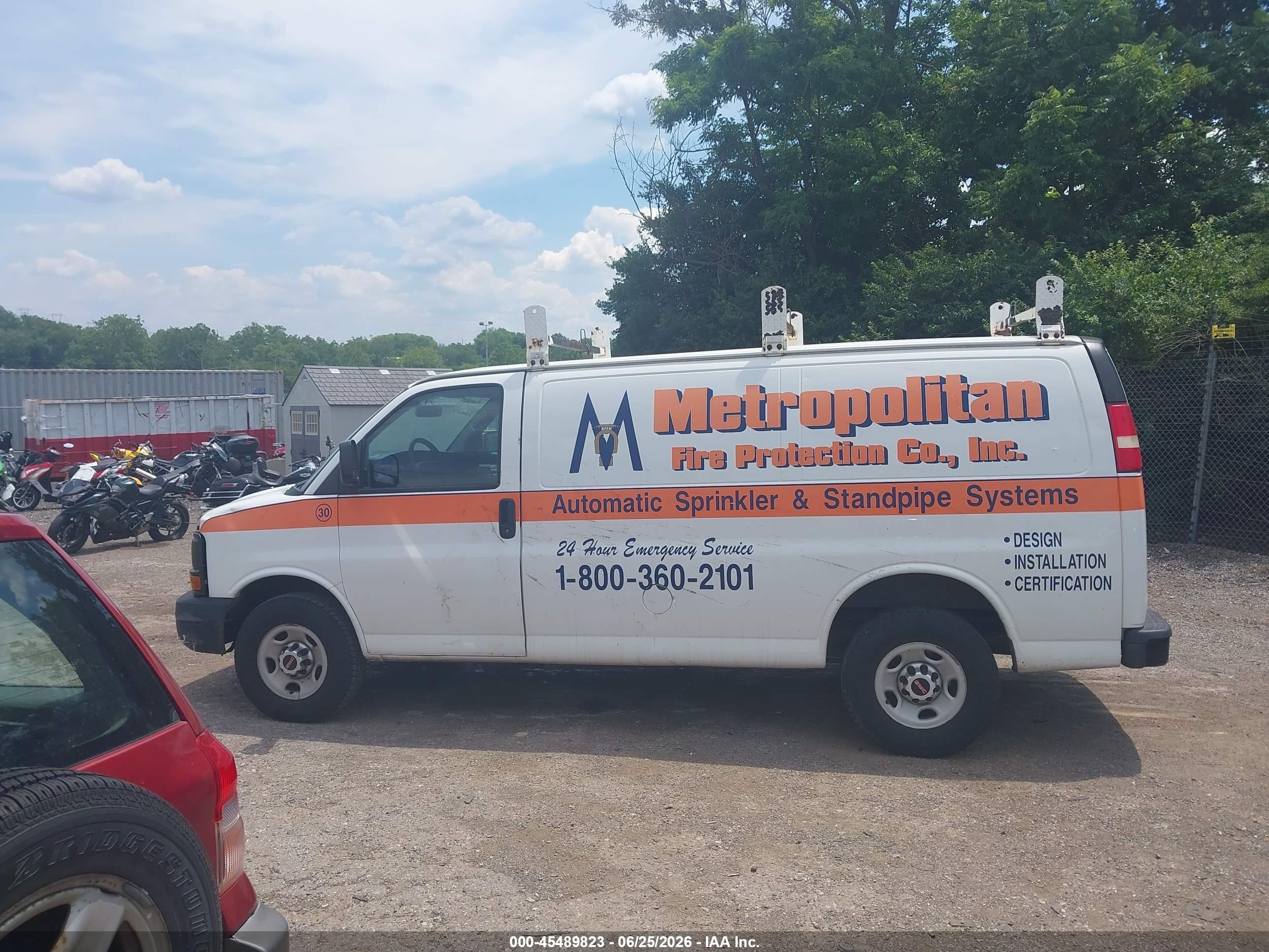 2015 Gmc Savana 3500 Work Van White vin: 1GTZ7TCG1F1224684