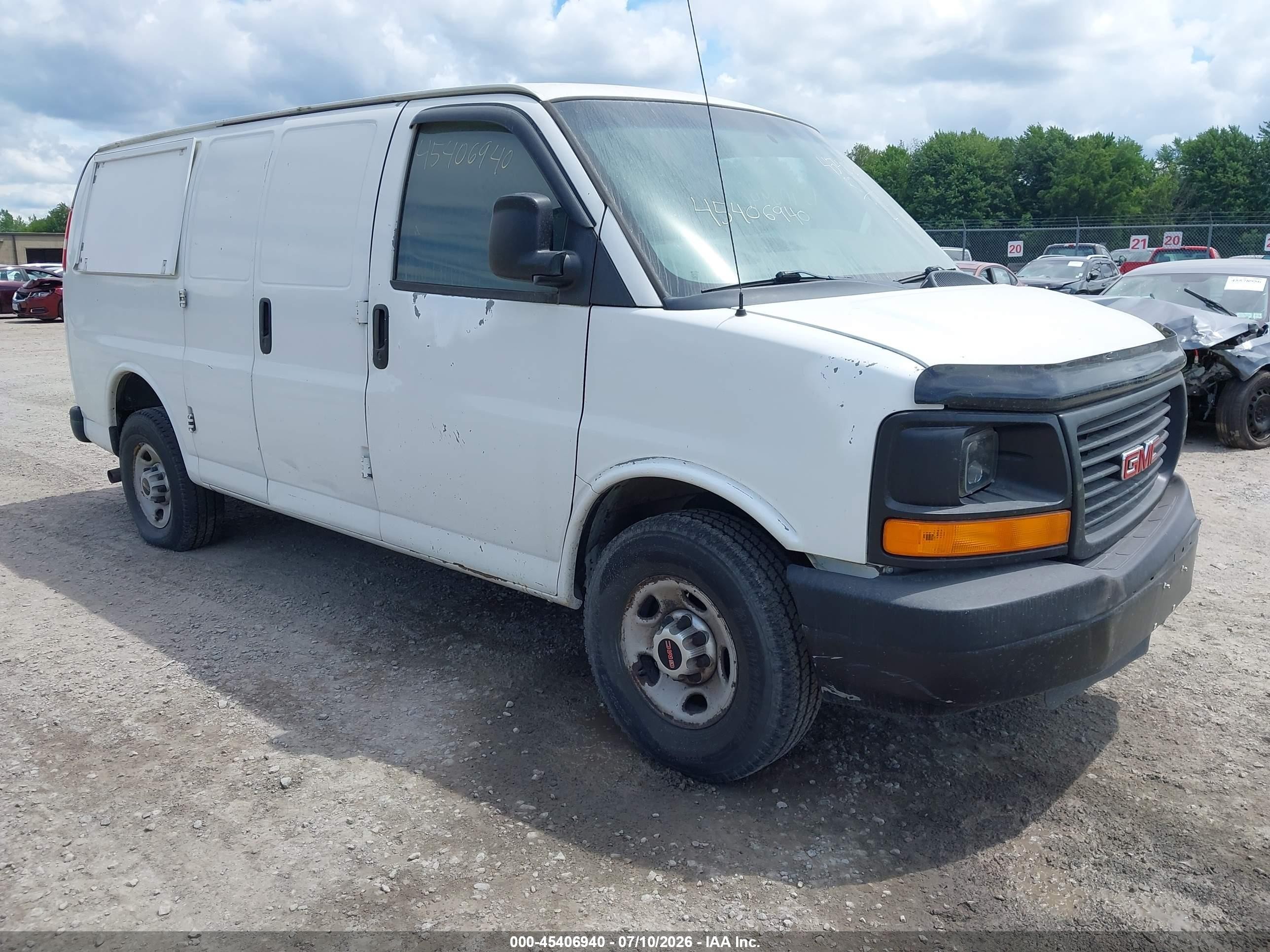 2011 Gmc Savana 3500 Work Van White vin: 1GTZ7TFG7B1184682