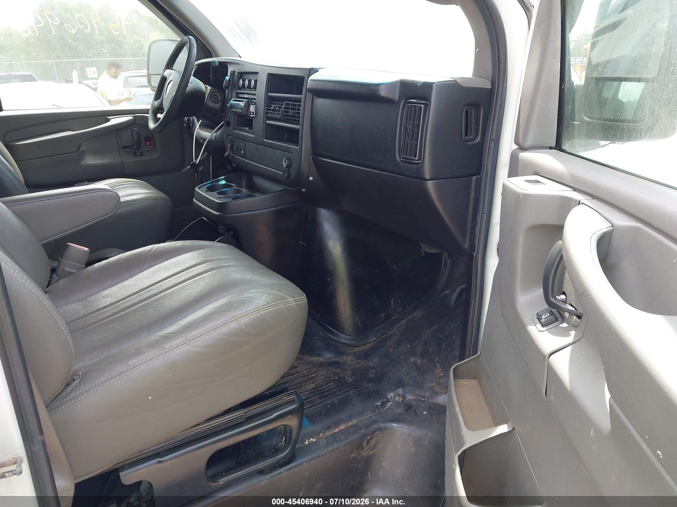 2011 Gmc Savana 3500 Work Van White vin: 1GTZ7TFG7B1184682