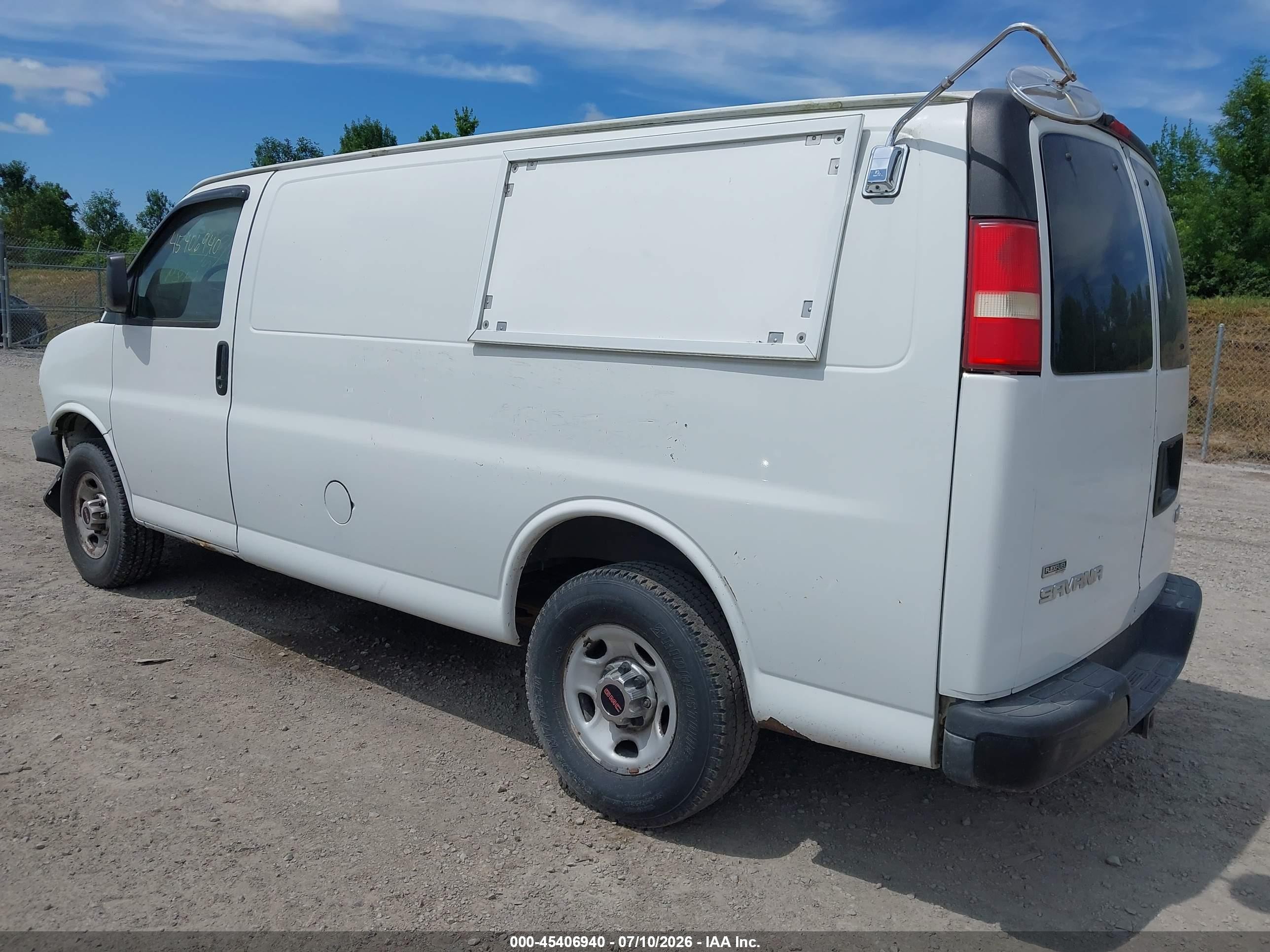 2011 Gmc Savana 3500 Work Van White vin: 1GTZ7TFG7B1184682