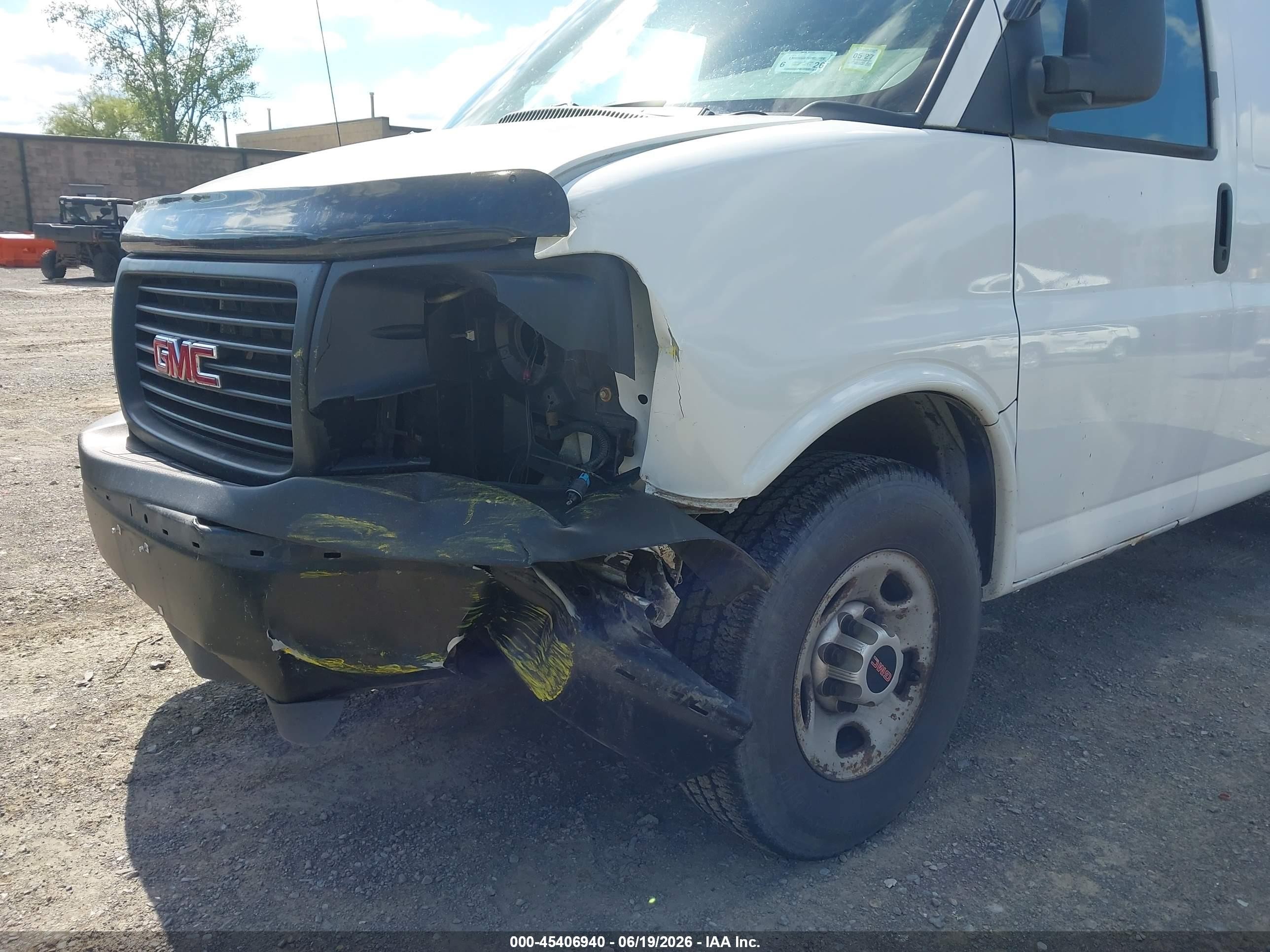 2011 Gmc Savana 3500 Work Van White vin: 1GTZ7TFG7B1184682