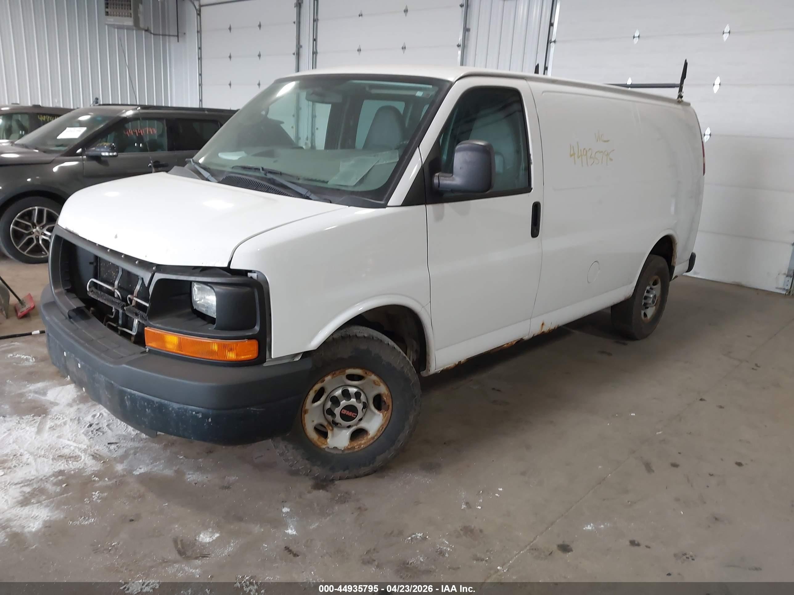 2012 Gmc Savana 3500 Work Van White vin: 1GTZ7TFGXC1139821