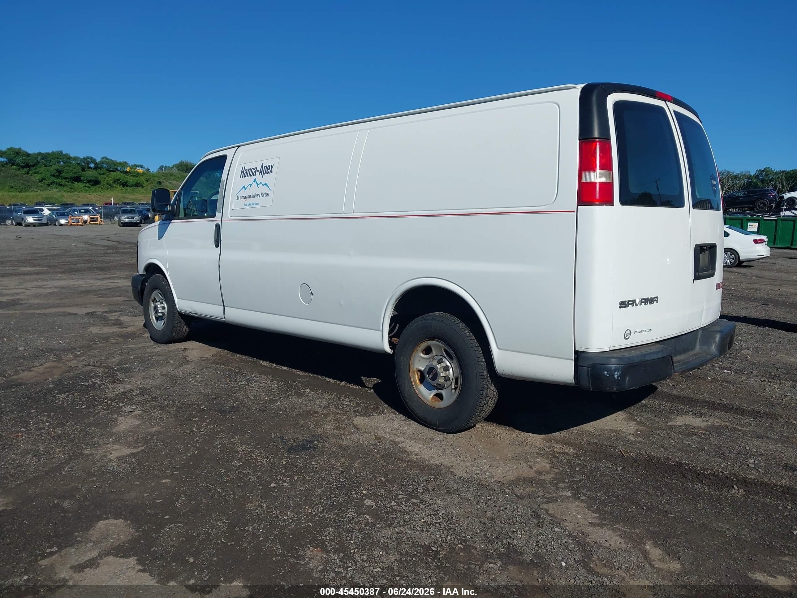 2012 Gmc Savana 3500 Work Van Белый vin: 1GTZ7UBA7C1145065