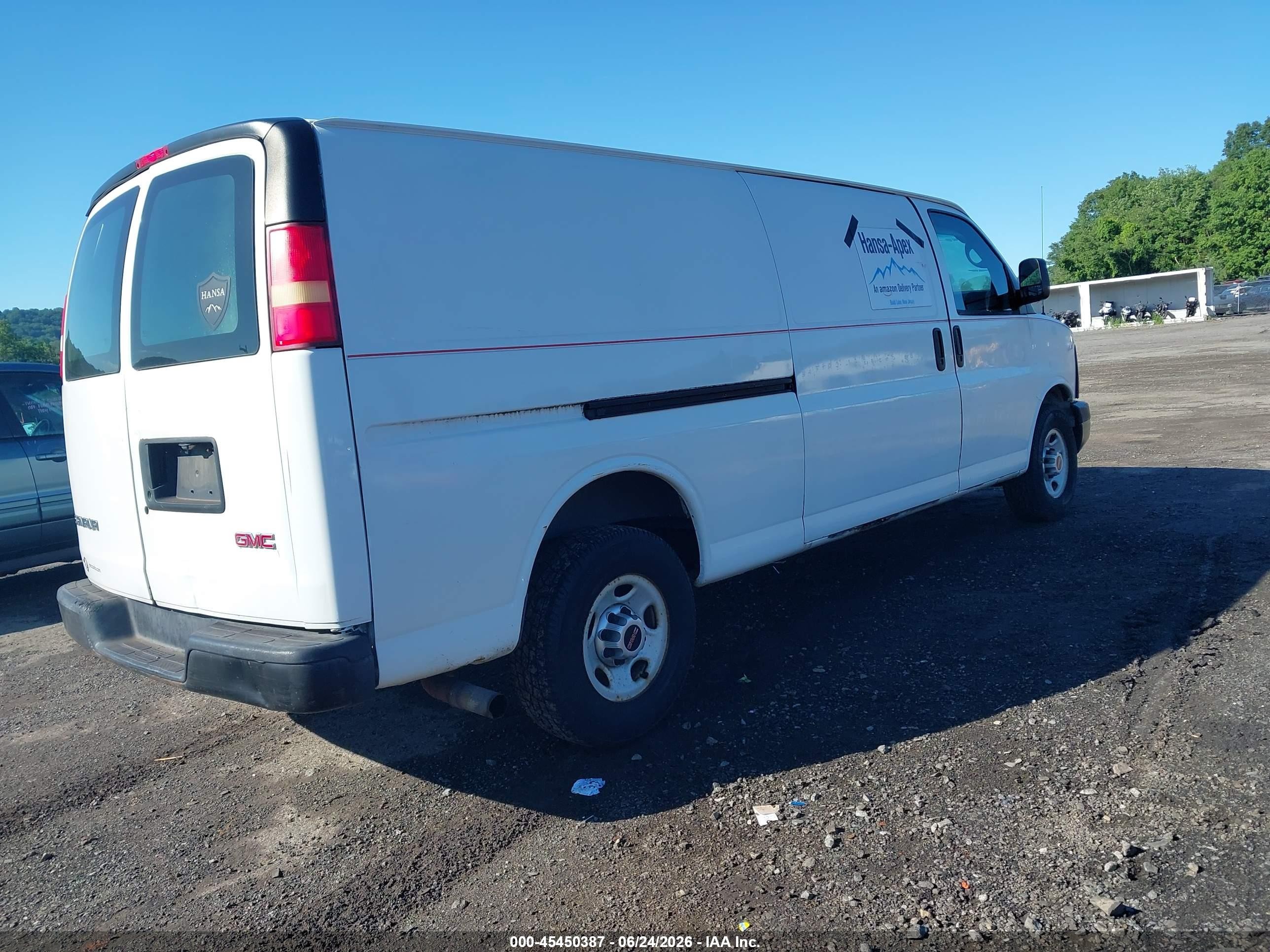 2012 Gmc Savana 3500 Work Van Белый vin: 1GTZ7UBA7C1145065