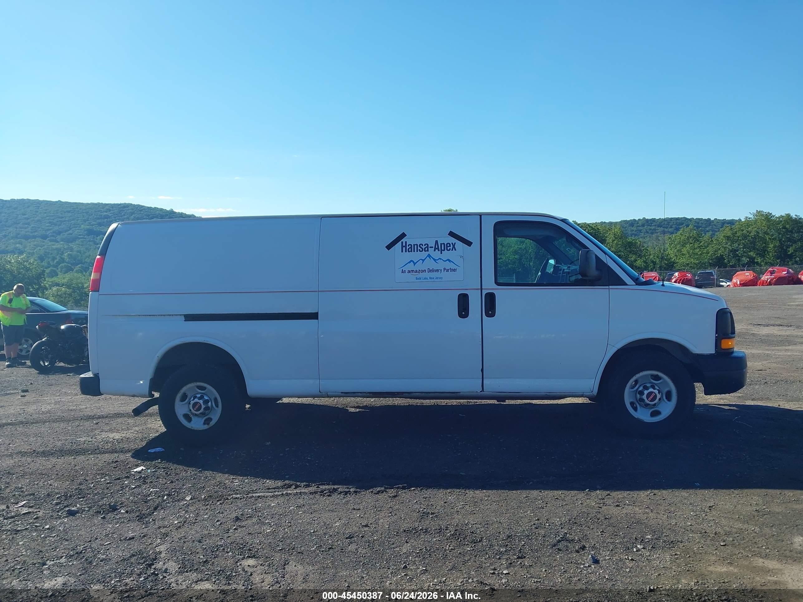 2012 Gmc Savana 3500 Work Van Белый vin: 1GTZ7UBA7C1145065