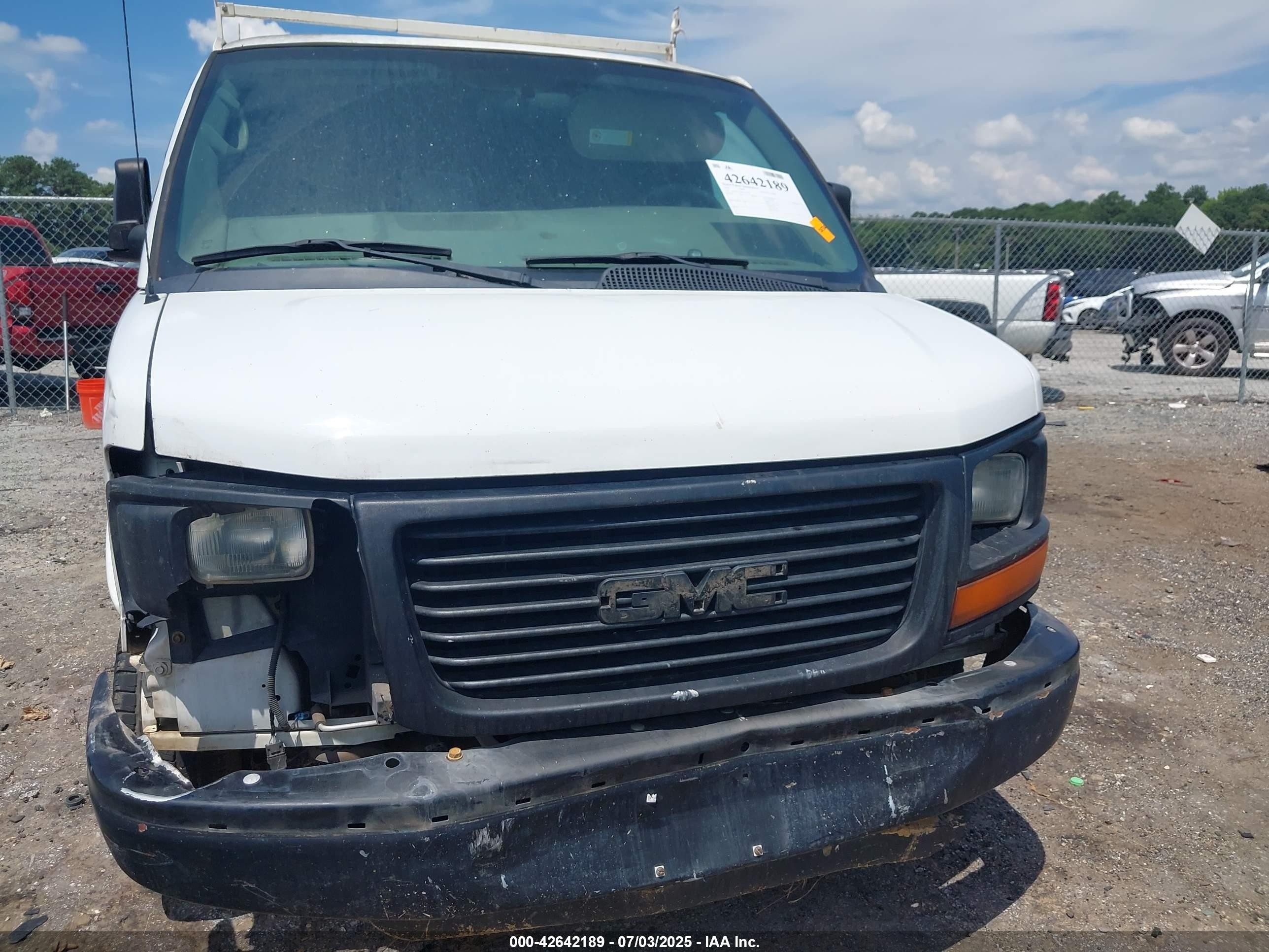 2013 Gmc Savana 3500 Work Van Белый vin: 1GTZ7UCG6D1165781