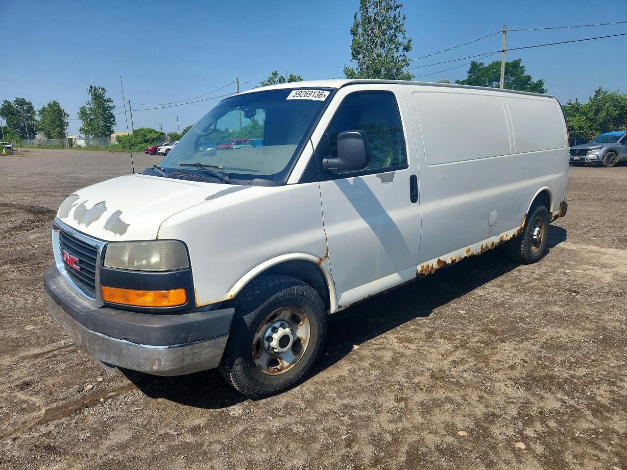 2010 Gmc Savana G2500 Белый vin: 1GTZGGBA1A1144380