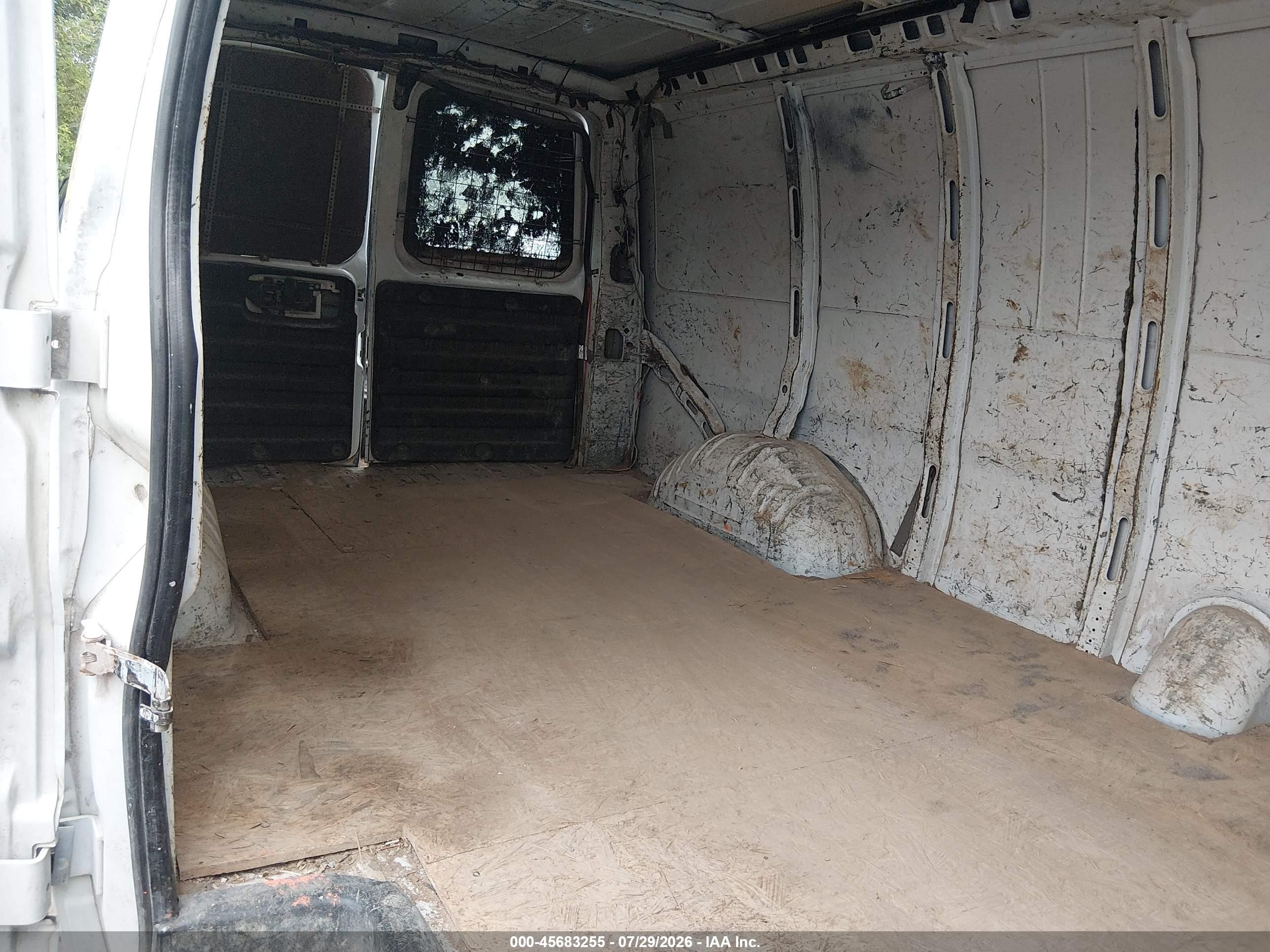 2010 Gmc Savana 2500 Work Van White vin: 1GTZGGBA1A1182711
