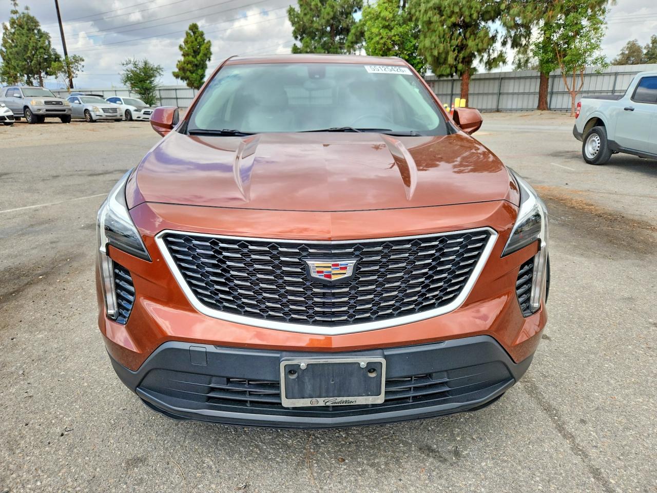 2019 Cadillac Xt4 Luxury Оранжевый vin: 1GYAZAR48KF164113