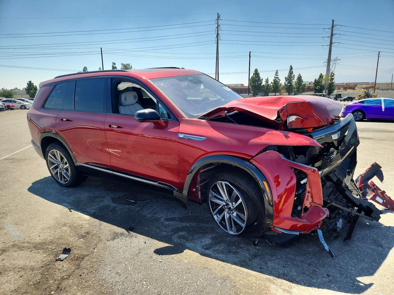 2026 Cadillac Vistiq Sport Red vin: 1GYC3NML4TZ711121