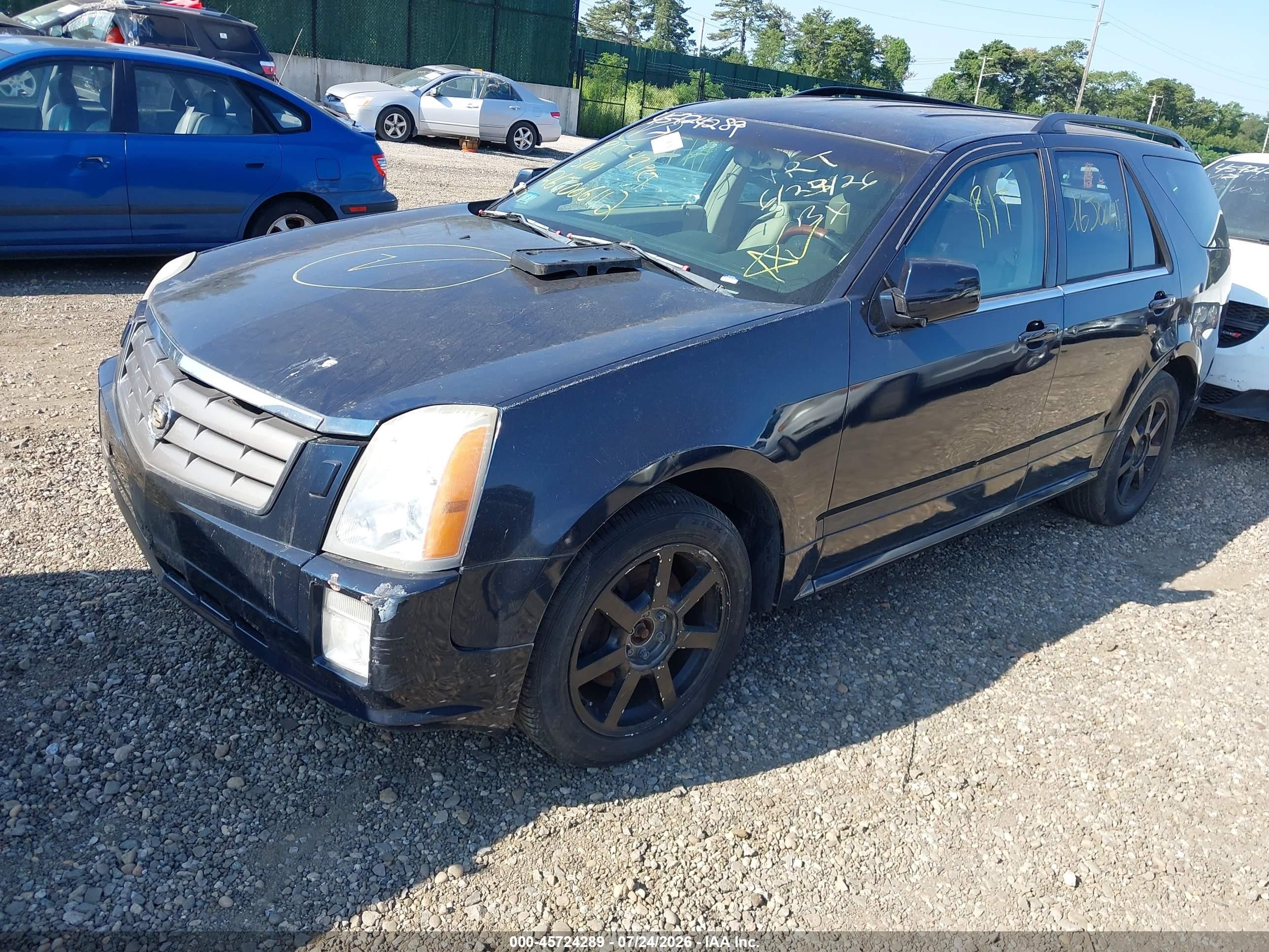 2004 Cadillac Srx V8 Blue vin: 1GYDE63AX40156525