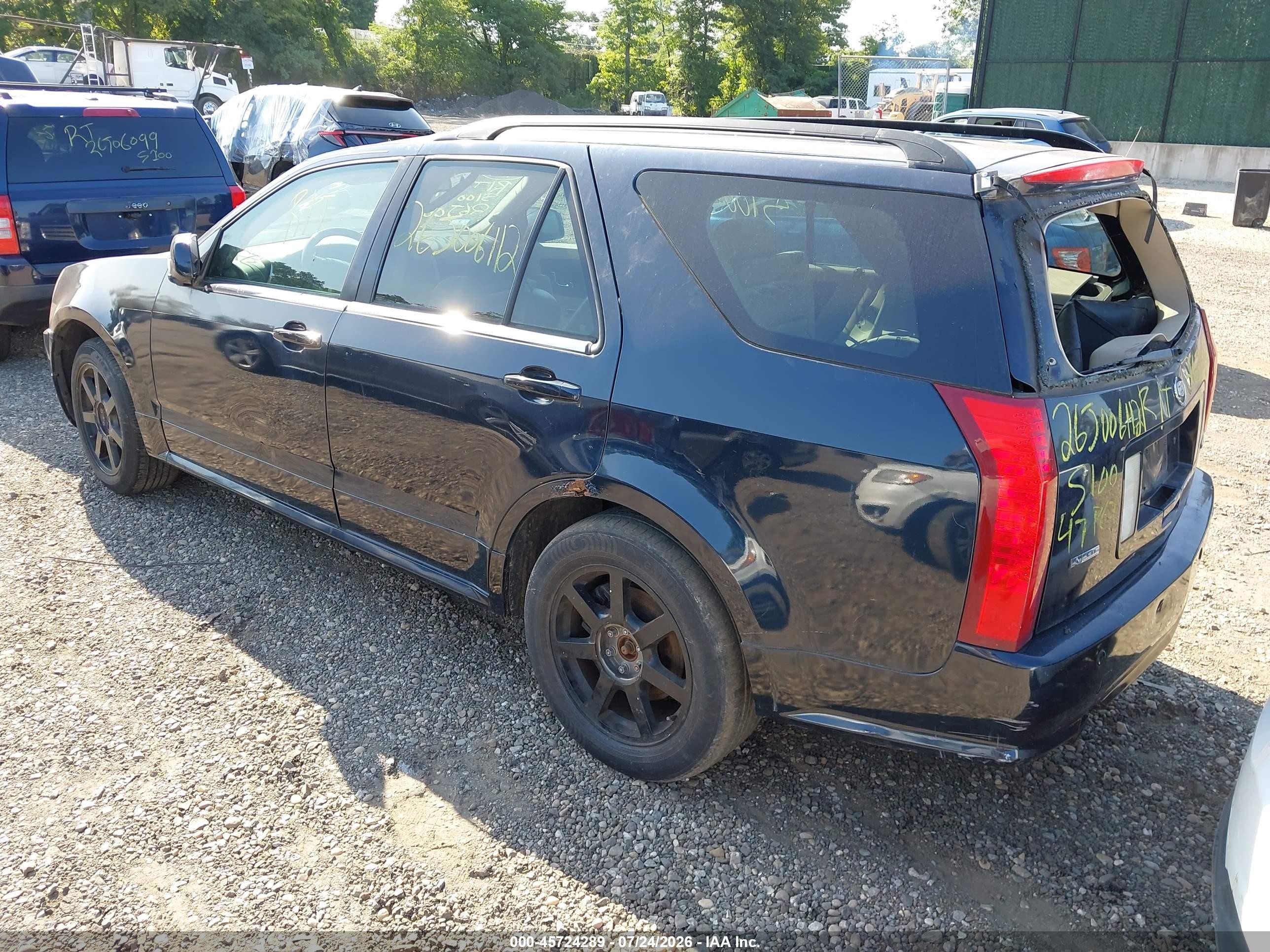 2004 Cadillac Srx V8 Blue vin: 1GYDE63AX40156525