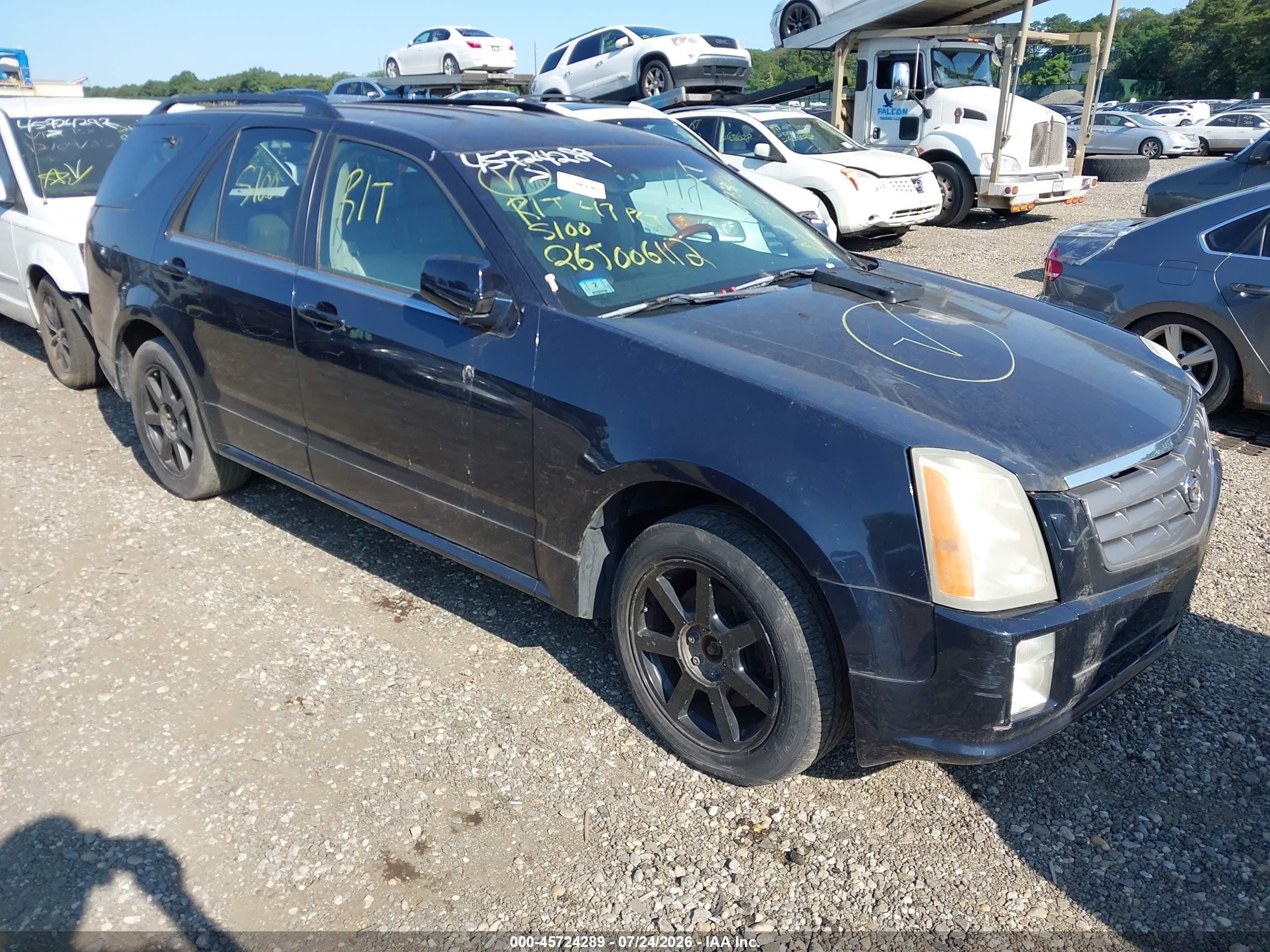 2004 Cadillac Srx V8 Blue vin: 1GYDE63AX40156525