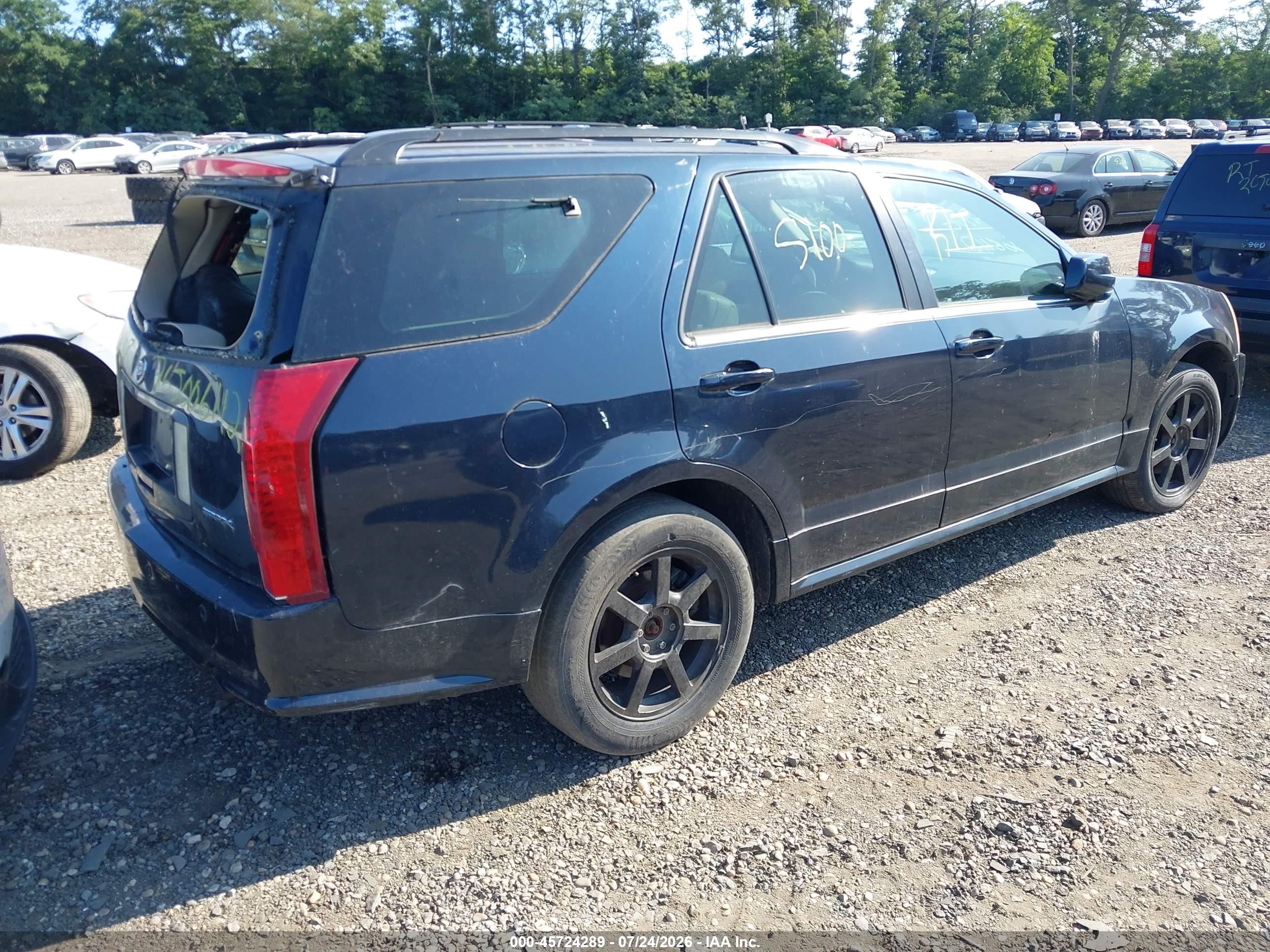 2004 Cadillac Srx V8 Blue vin: 1GYDE63AX40156525