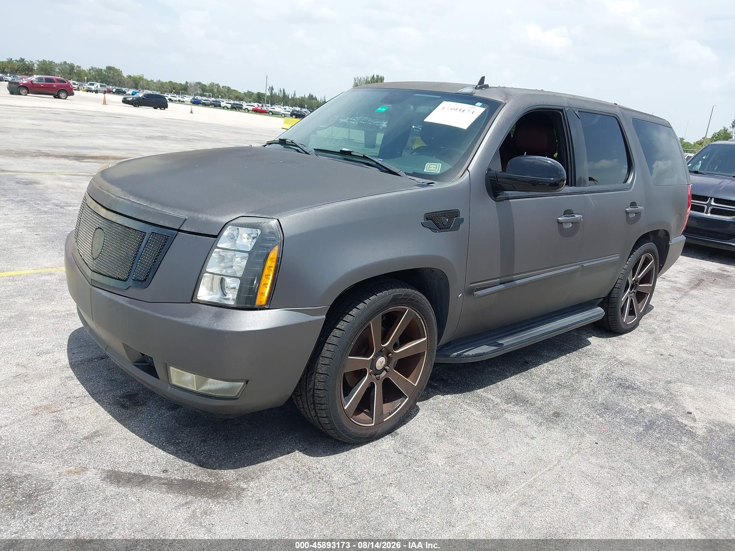 2007 Cadillac Escalade   Black vin: 1GYEC63807R263980