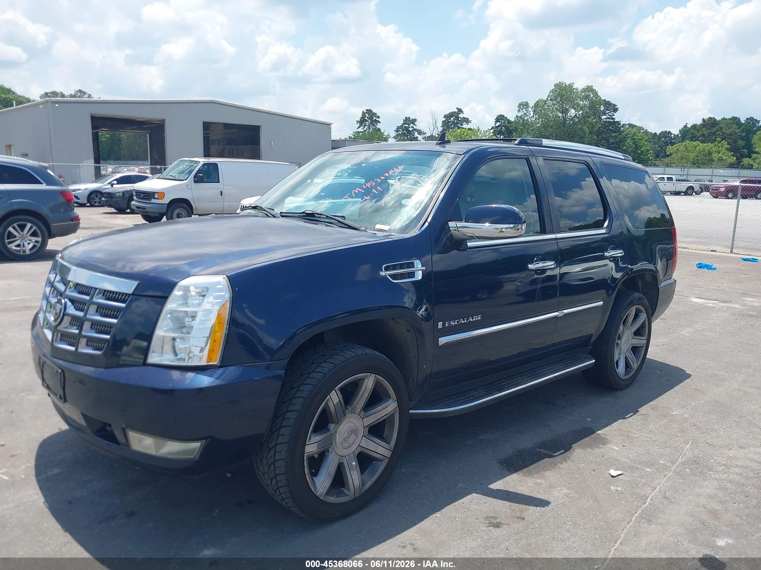 2007 Cadillac Escalade Standard Blue vin: 1GYEC63807R268385