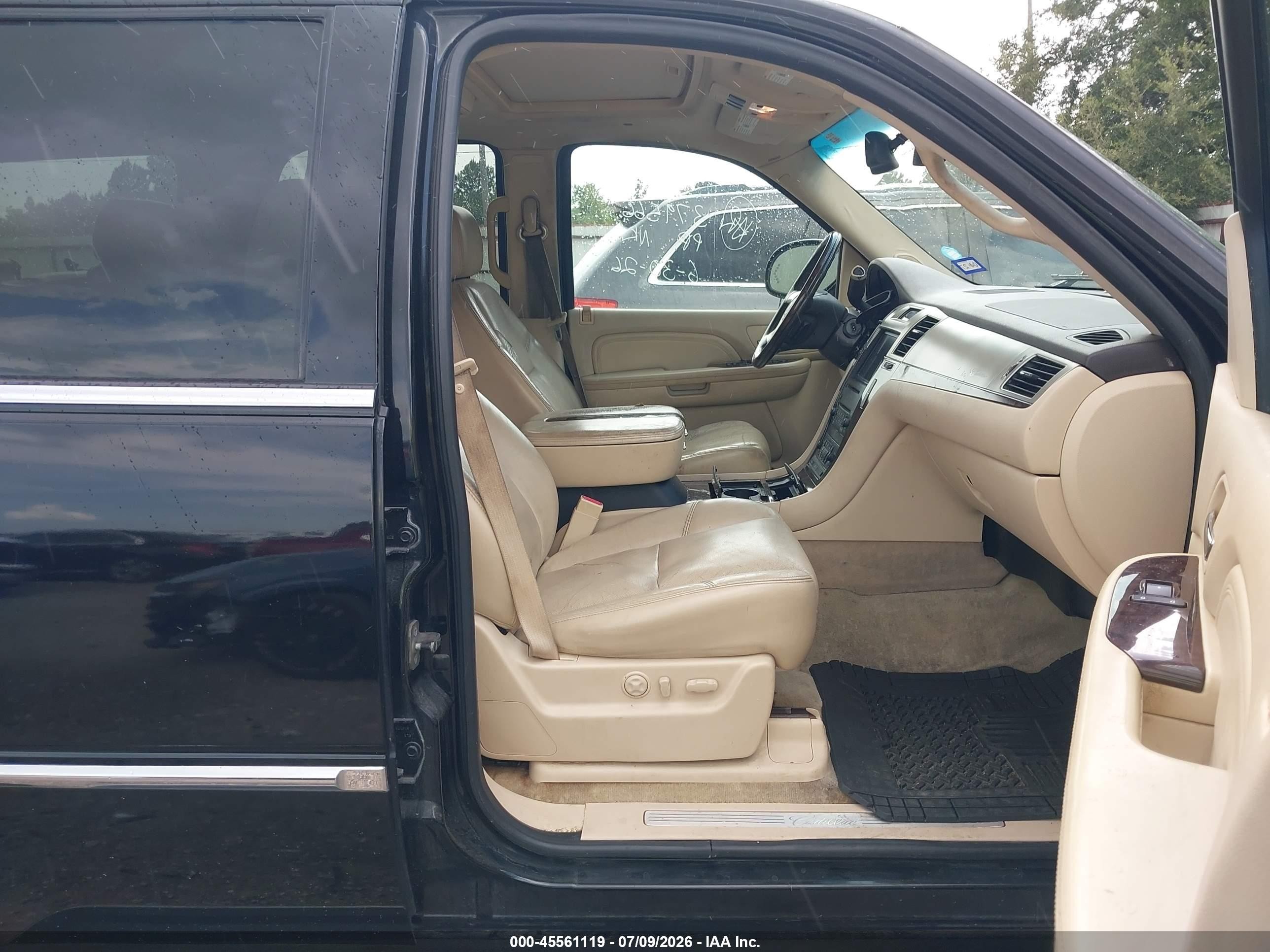 2007 Cadillac Escalade   Black vin: 1GYEC63807R379566