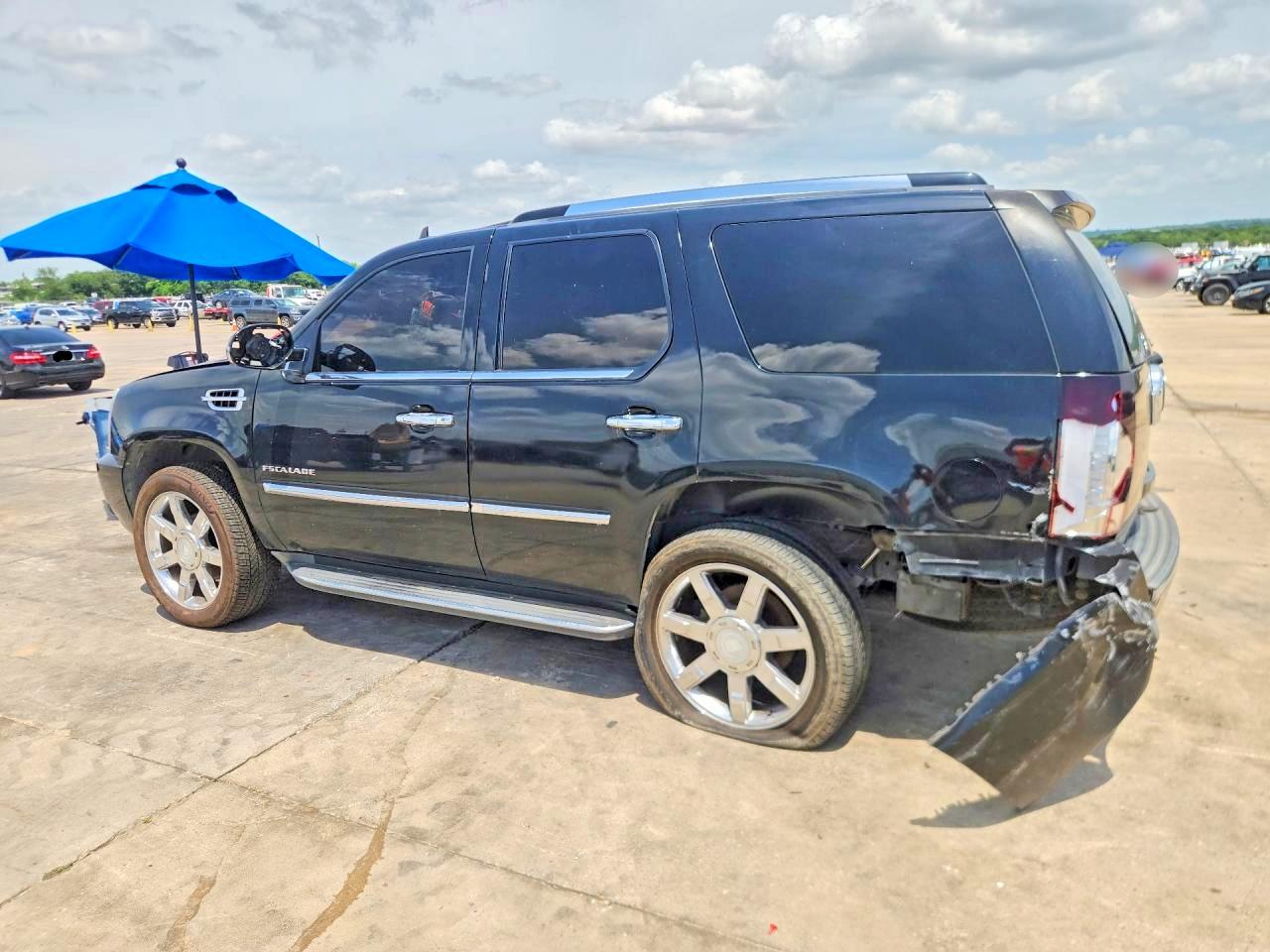 2007 Cadillac Escalade Black vin: 1GYEC63807R412517