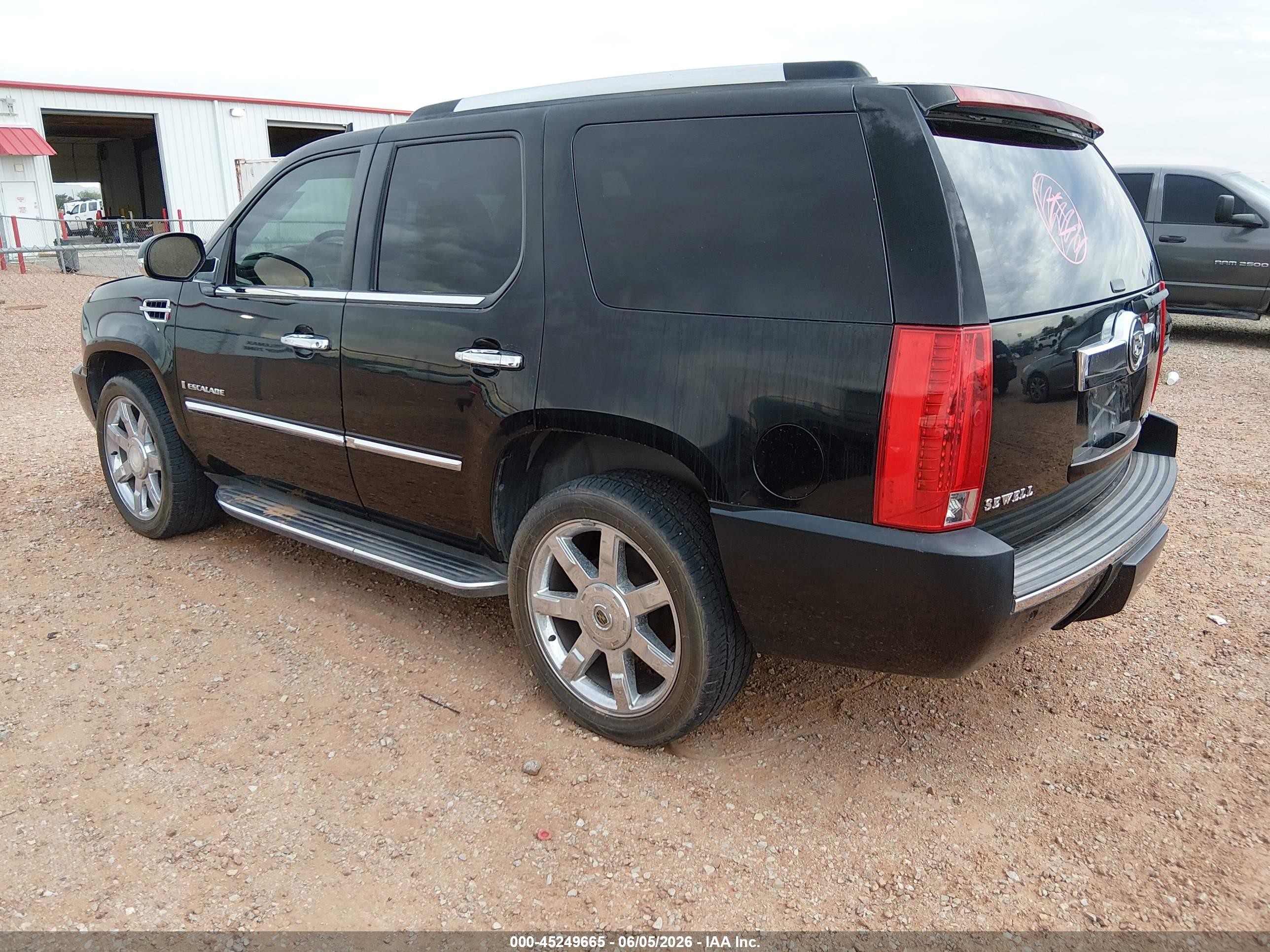 2008 Cadillac Escalade Standard Black vin: 1GYEC63818R168541