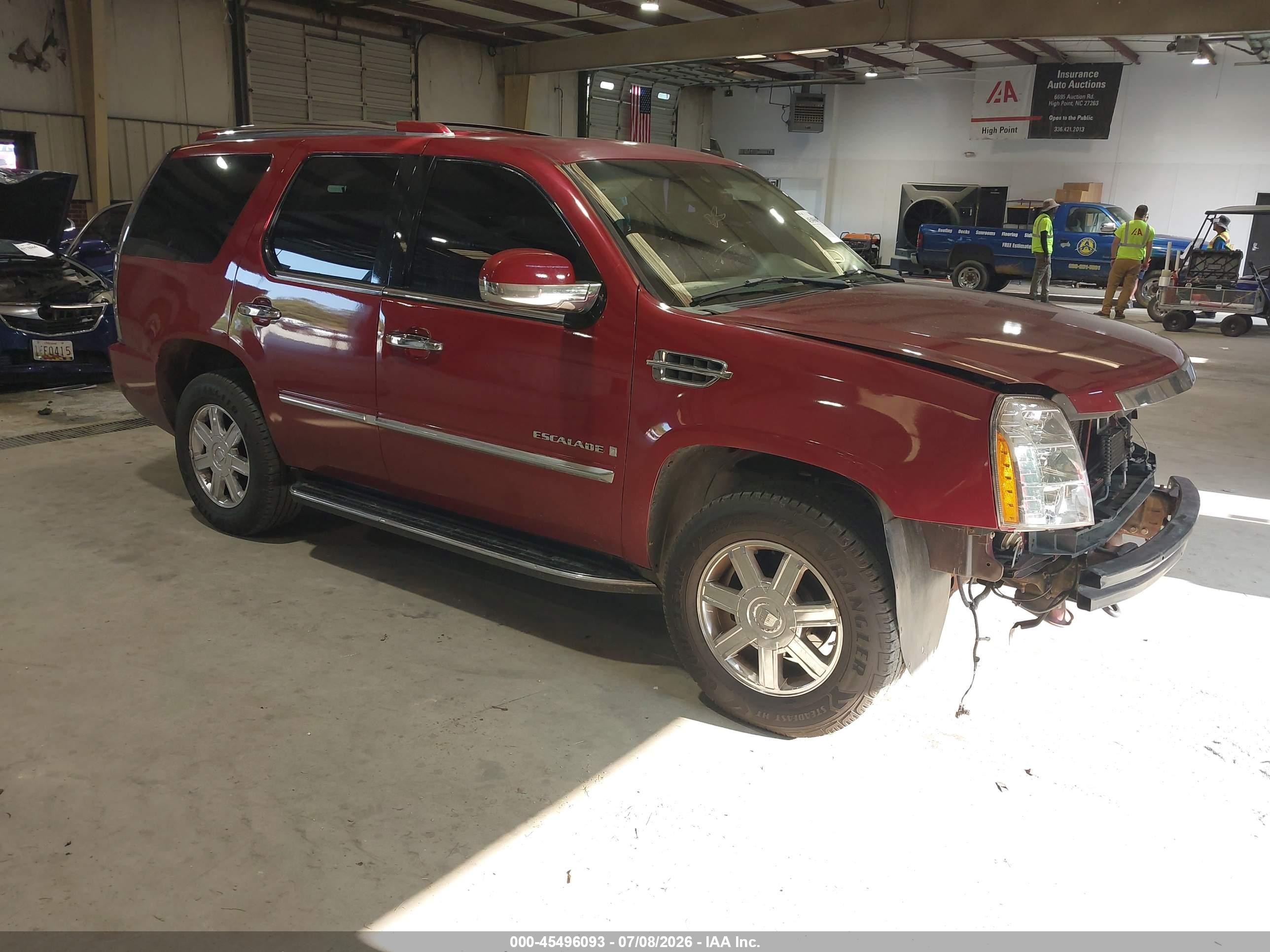 2007 Cadillac Escalade   Burgundy vin: 1GYEC63837R426928
