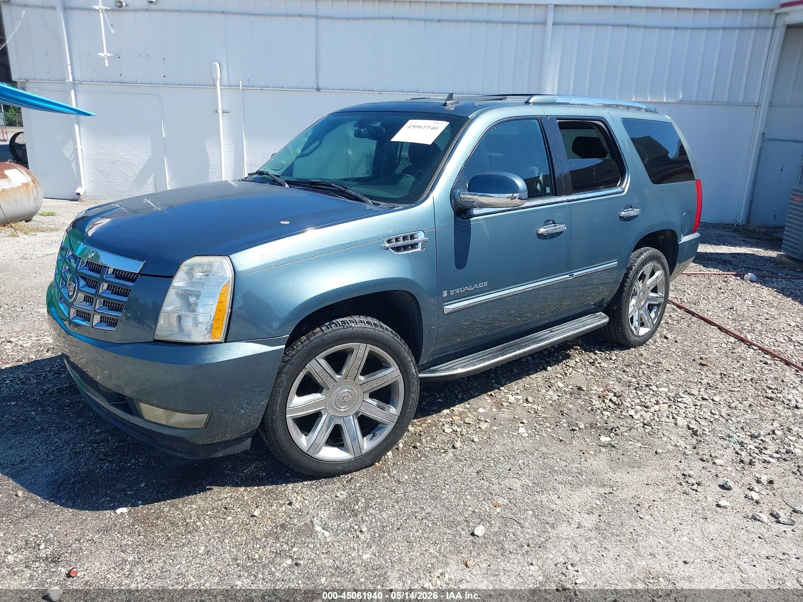 2008 Cadillac Escalade Standard Blue vin: 1GYEC63848R184135