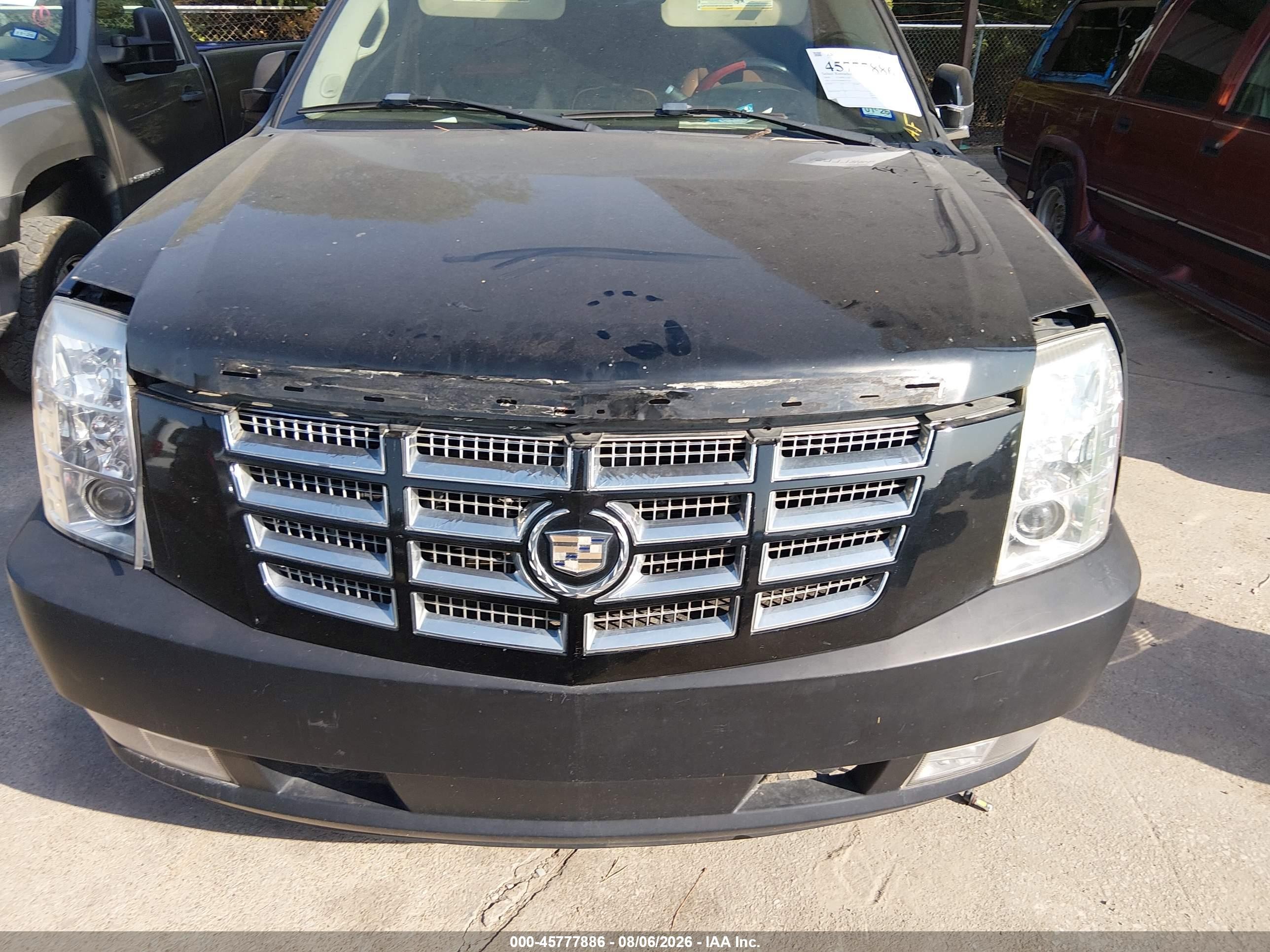 2008 Cadillac Escalade   Black vin: 1GYEC63868R131341